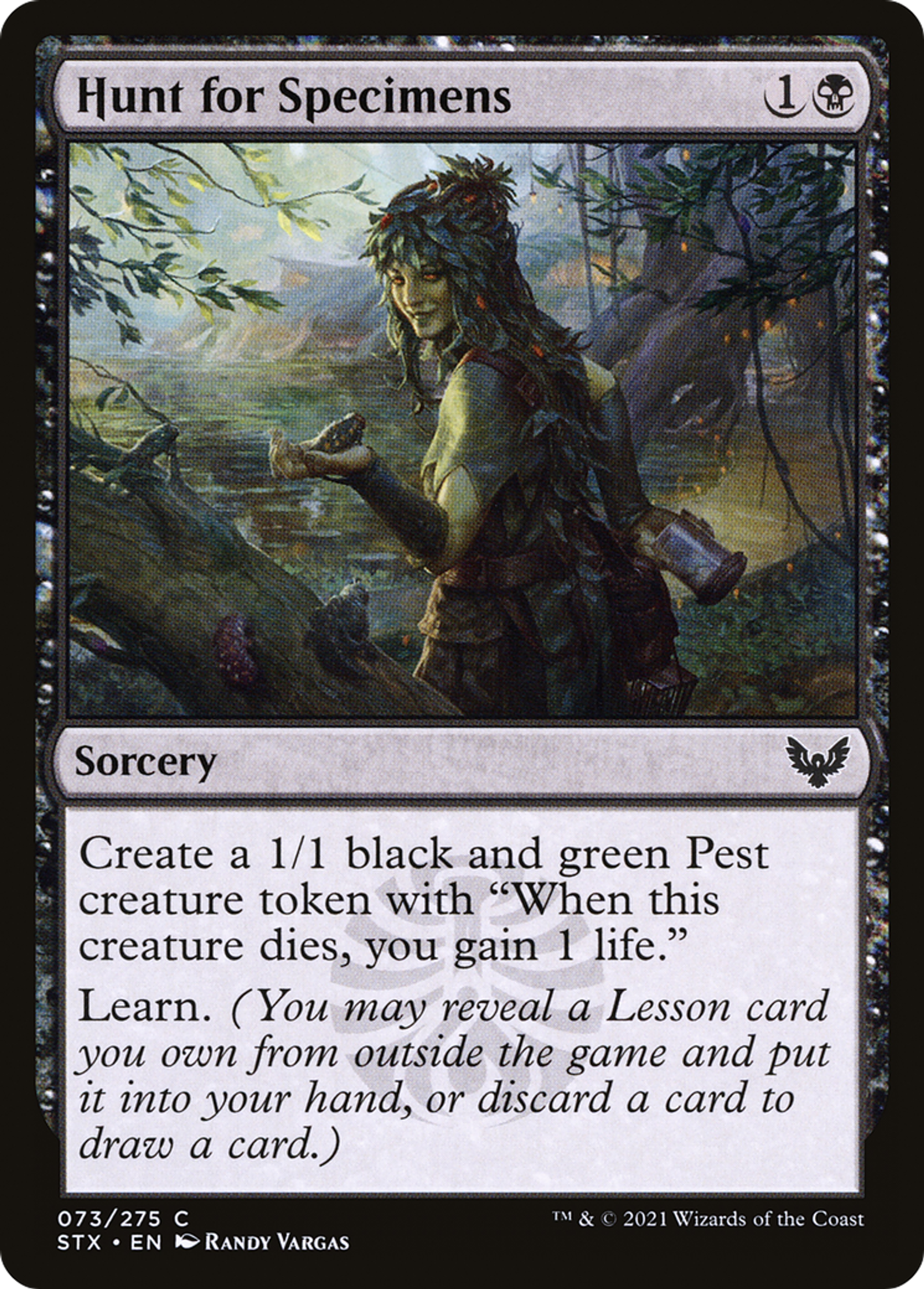 Hunt for Specimens — Strixhaven: School of Mages — Magic: The Gathering
