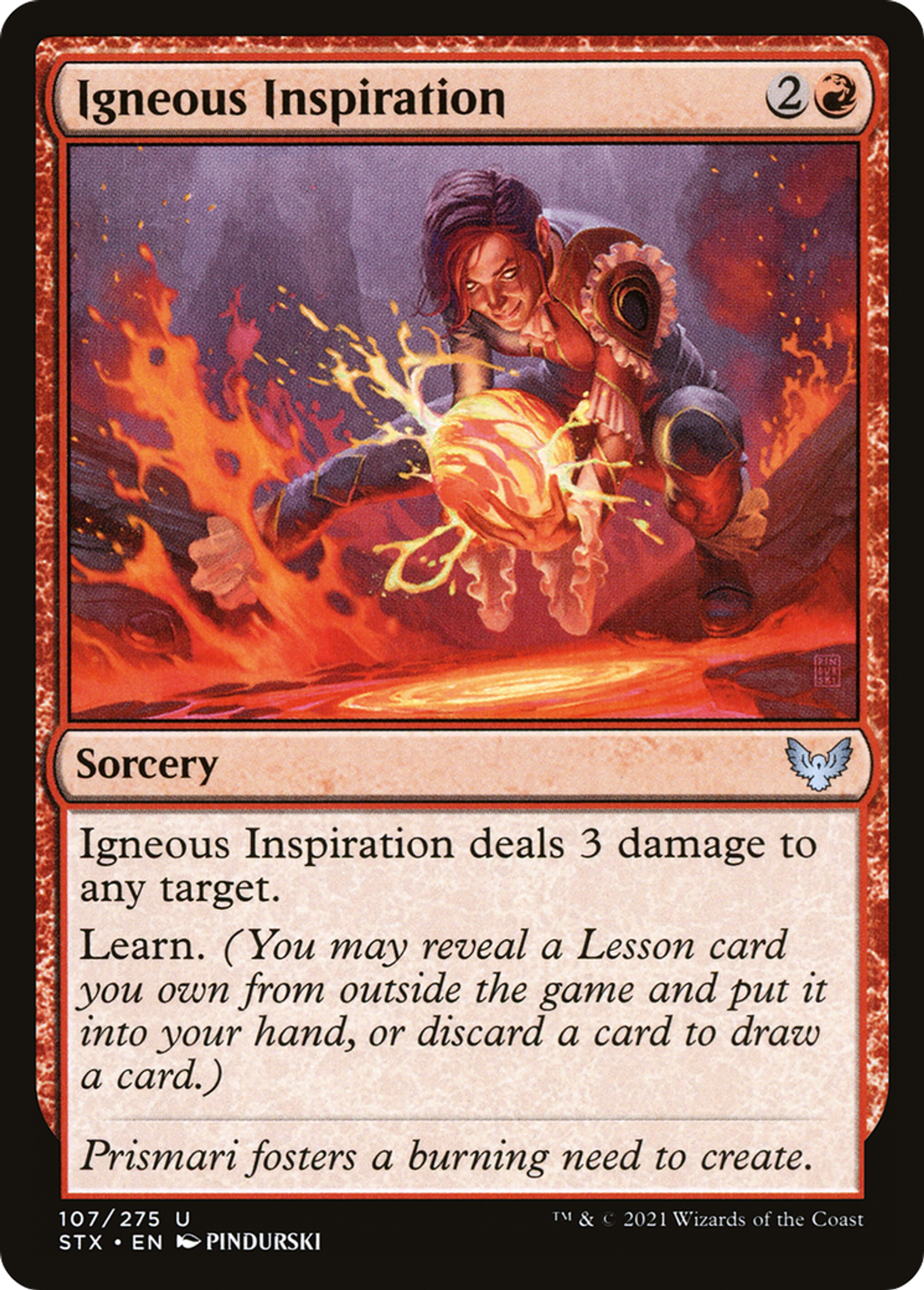 Igneous Inspiration — Strixhaven: School of Mages — Magic: The Gathering