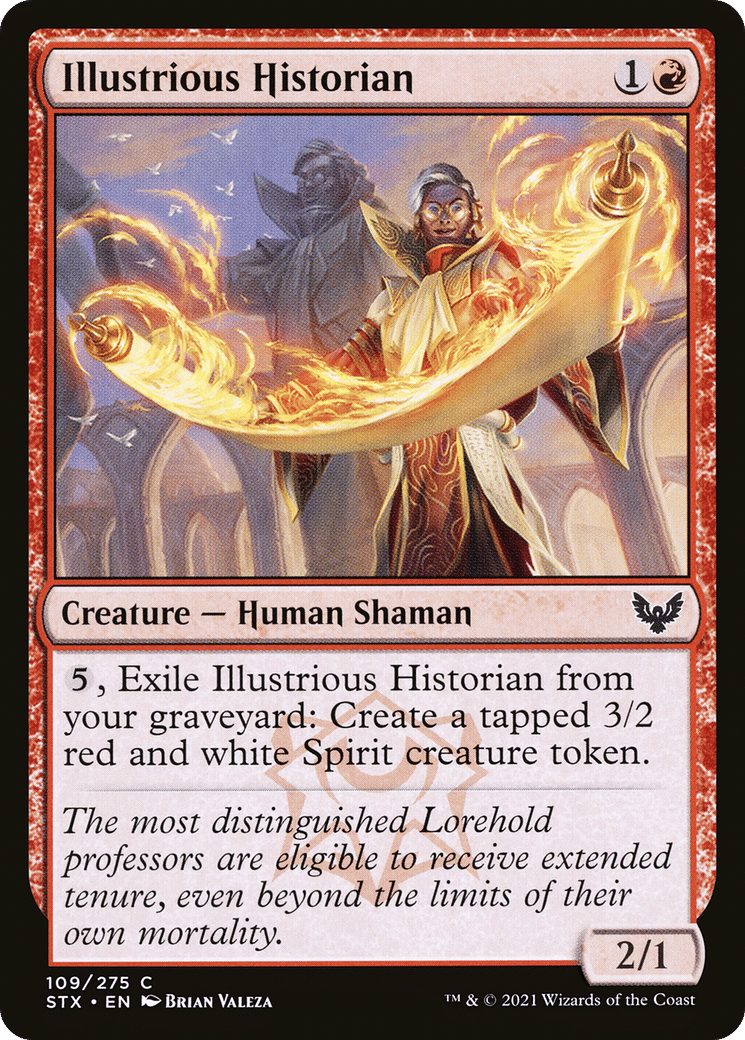 Illustrious Historian — Strixhaven: School of Mages — Magic: The Gathering