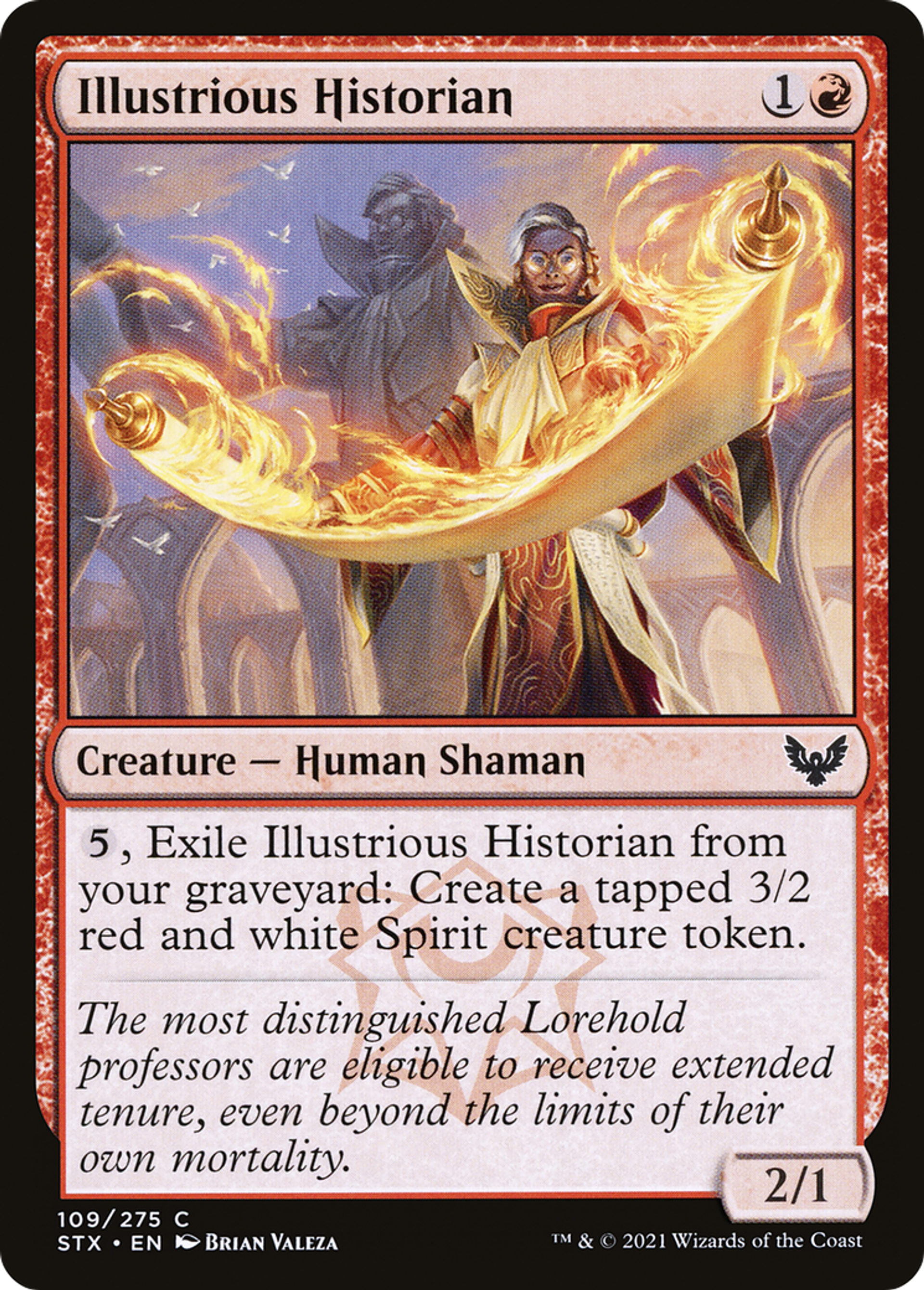 Illustrious Historian — Strixhaven: School of Mages — Magic: The Gathering