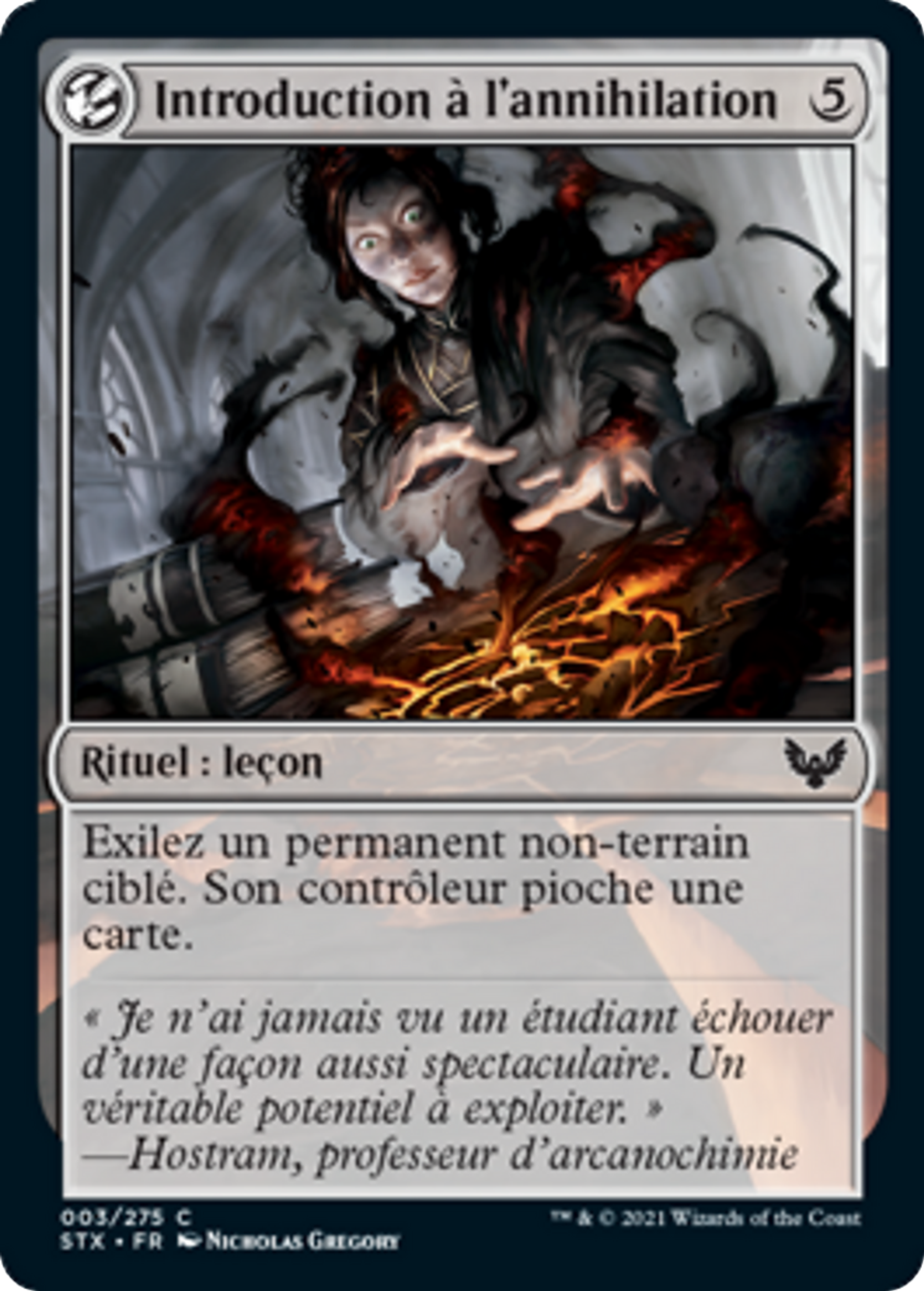 Introduction à l'annihilation — Strixhaven: School of Mages — Magic: The Gathering