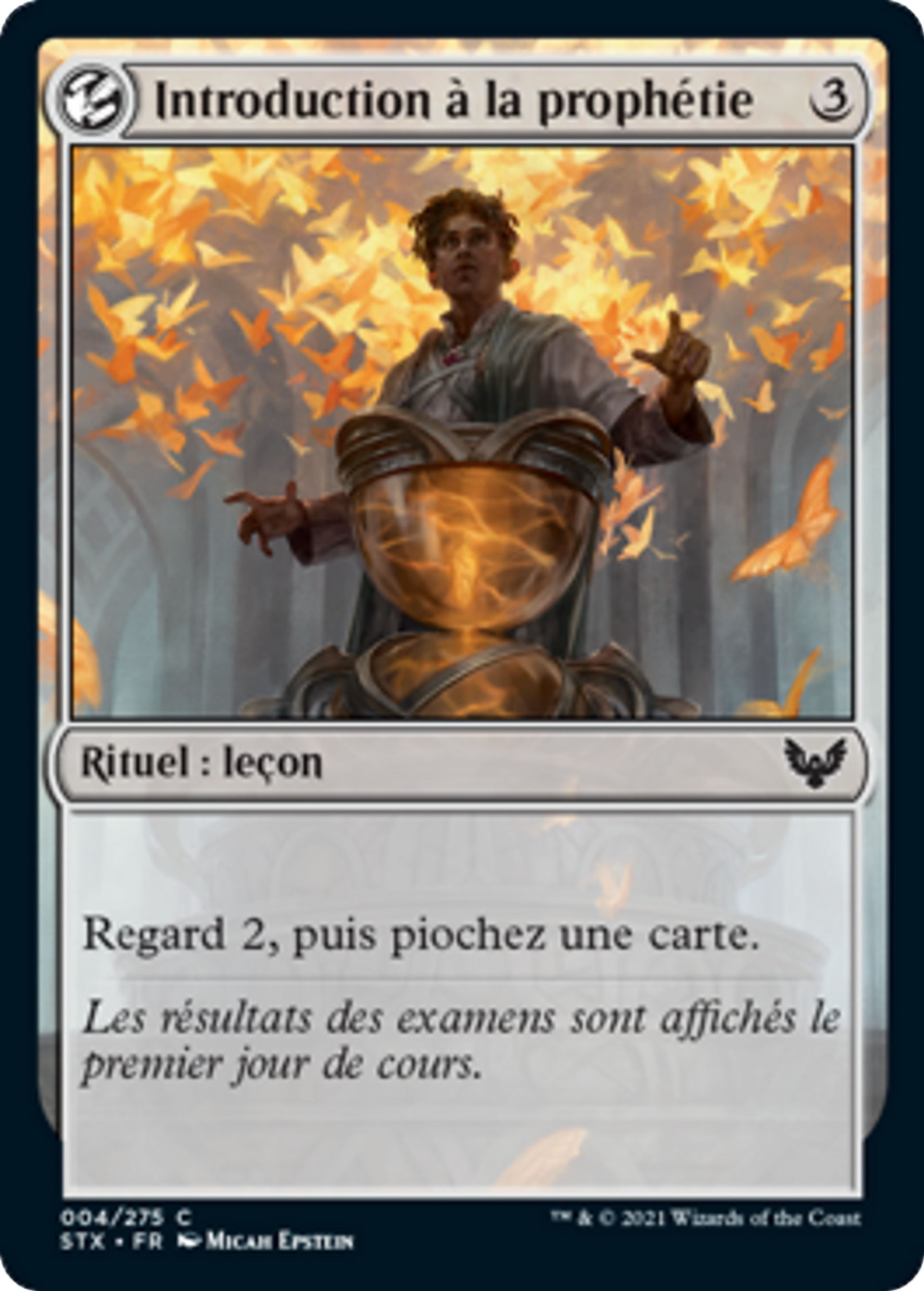 Introduction à la prophétie — Strixhaven: School of Mages — Magic: The Gathering