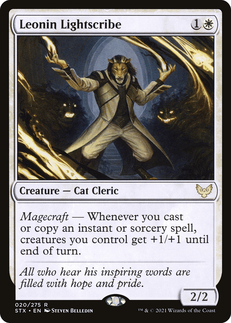 Leonin Lightscribe — Strixhaven: School of Mages — Magic: The Gathering