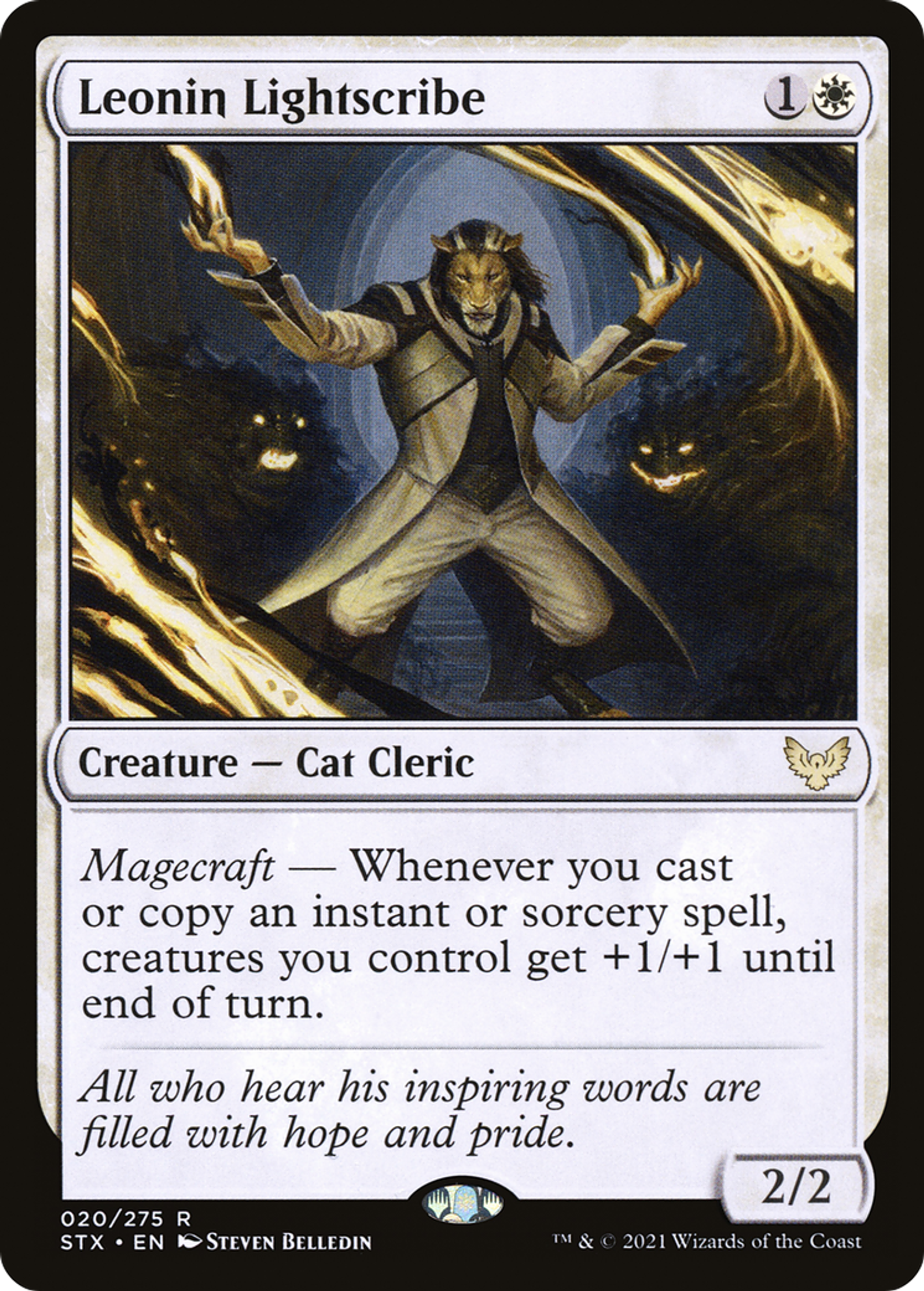 Leonin Lightscribe — Strixhaven: School of Mages — Magic: The Gathering