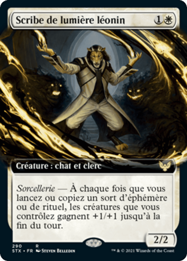 Scribe de lumière léonin — Strixhaven: School of Mages — Magic: The Gathering