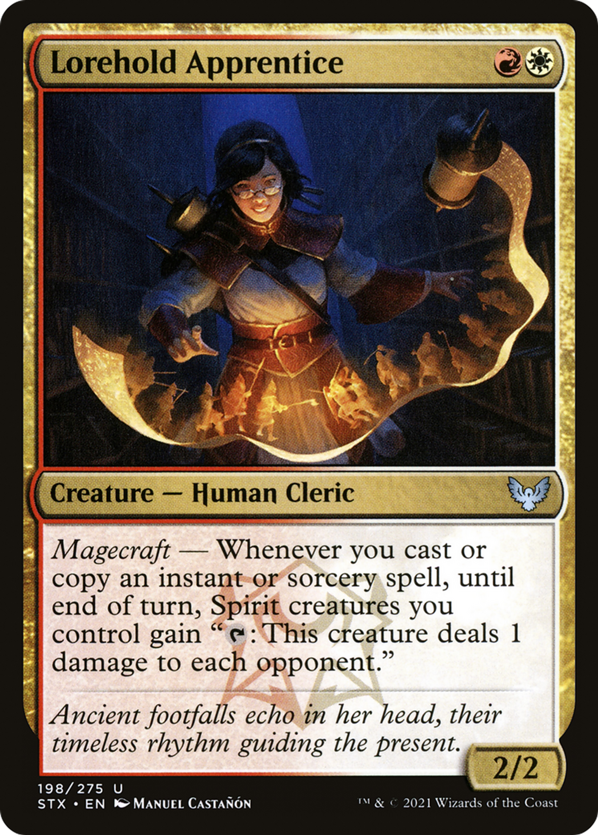 Lorehold Apprentice — Strixhaven: School of Mages — Magic: The Gathering
