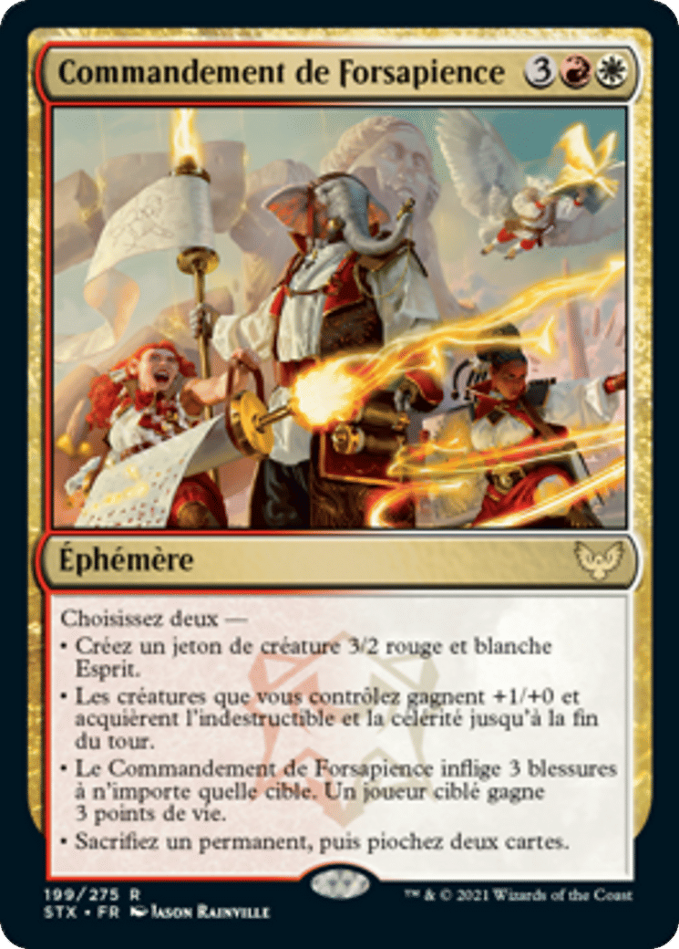 Commandement de Forsapience — Strixhaven: School of Mages — Magic: The Gathering