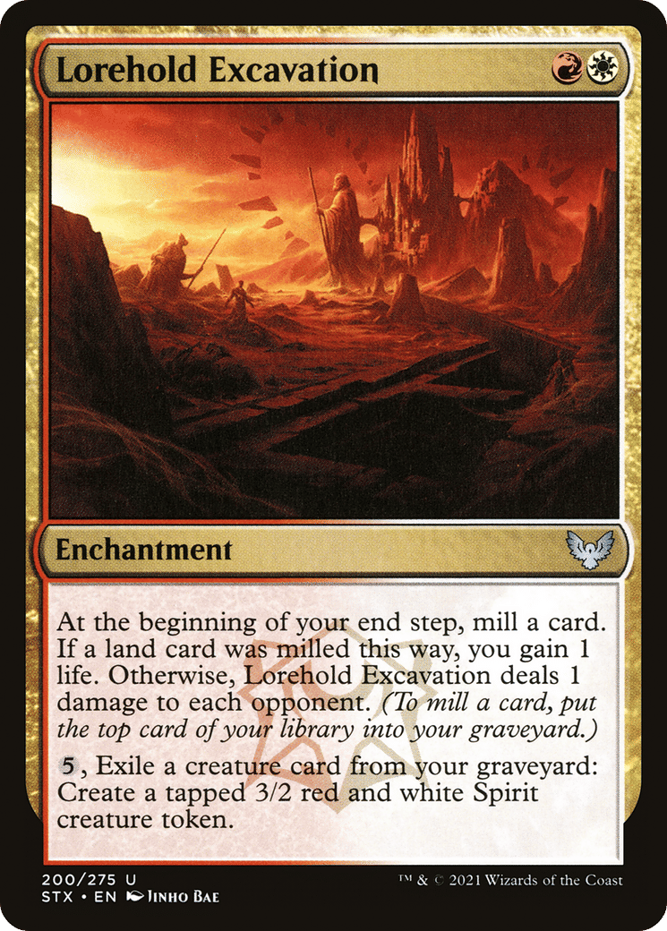 Lorehold Excavation — Strixhaven: School of Mages — Magic: The Gathering