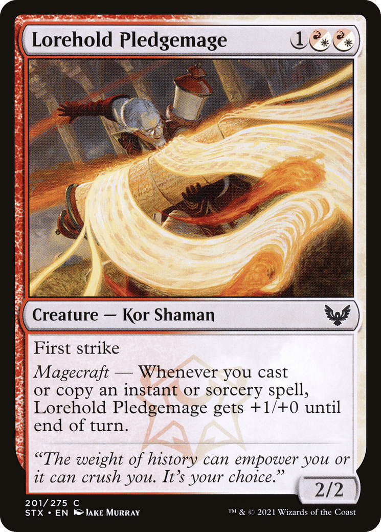 Lorehold Pledgemage — Strixhaven: School of Mages — Magic: The Gathering