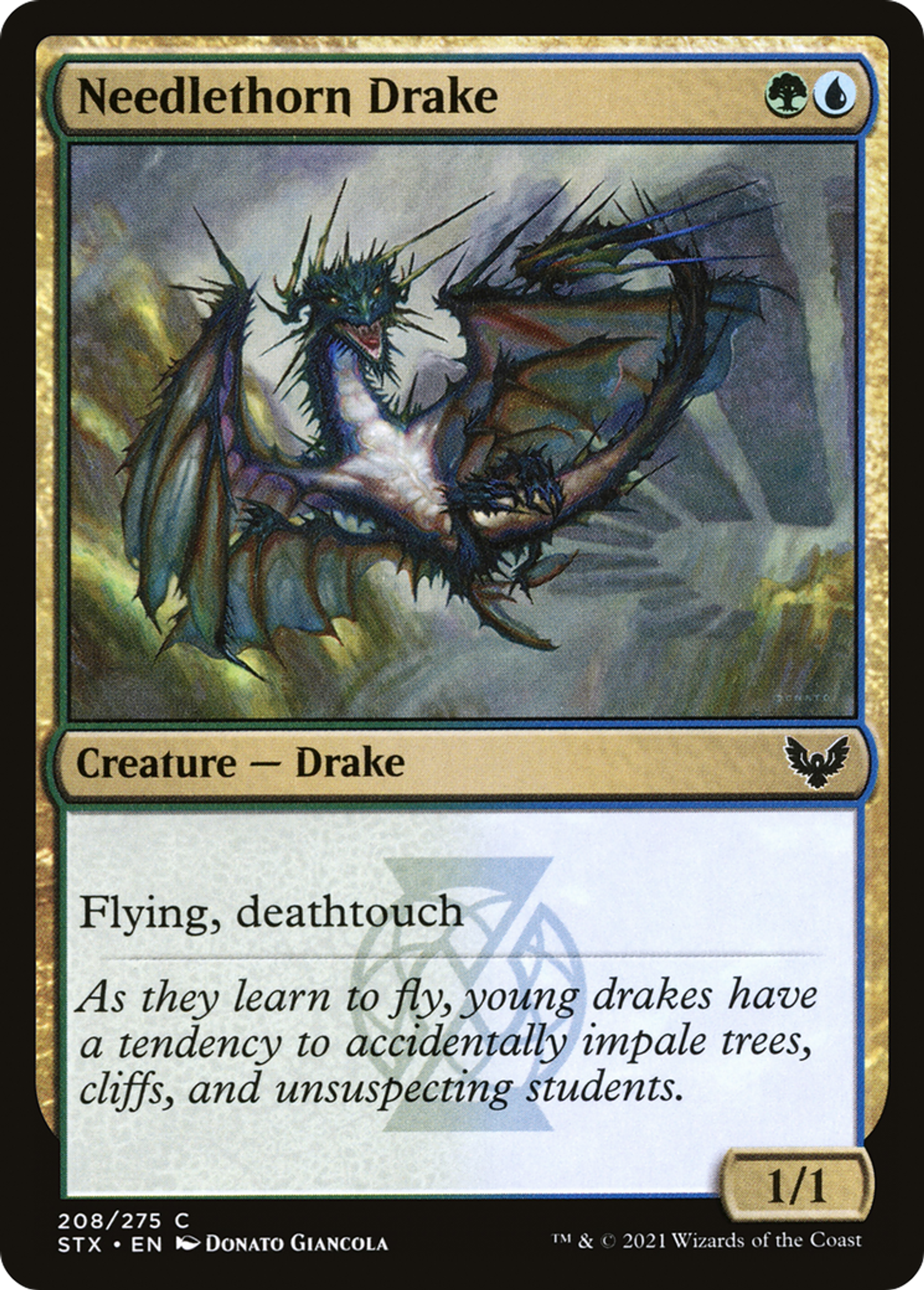Needlethorn Drake — Strixhaven: School of Mages — Magic: The Gathering