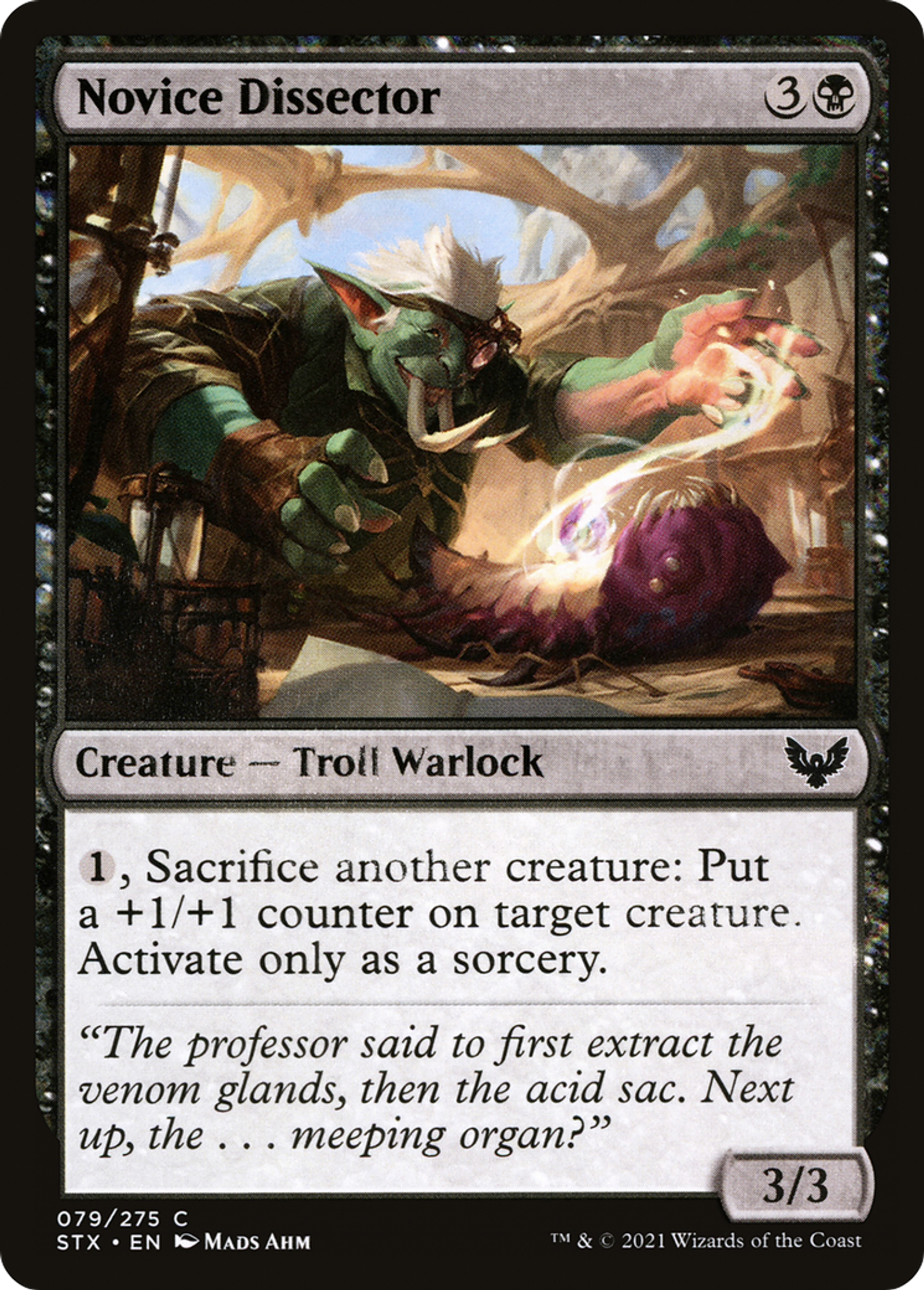 Novice Dissector — Strixhaven: School of Mages — Magic: The Gathering