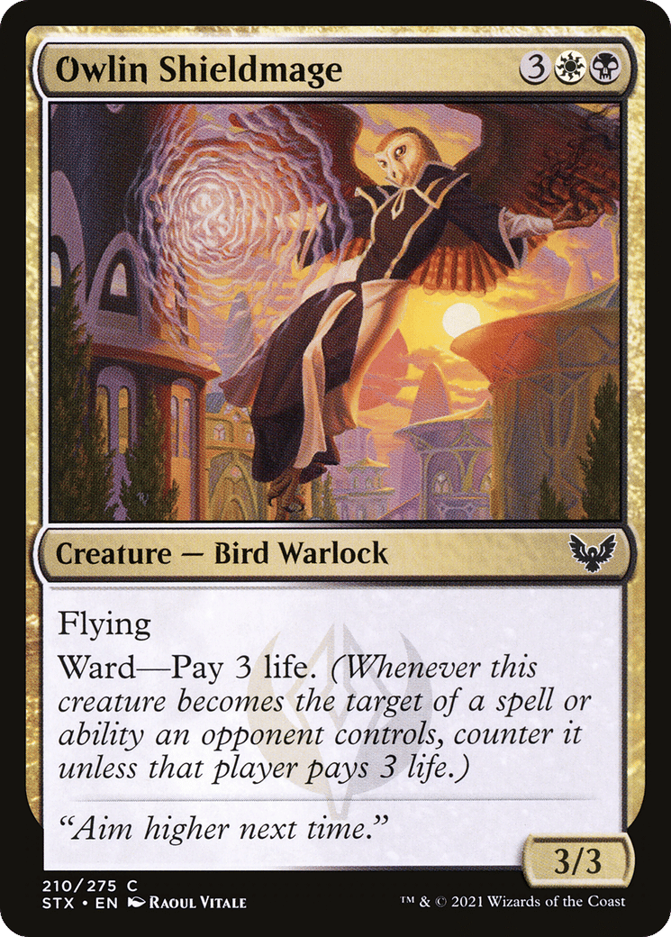 Owlin Shieldmage — Strixhaven: School of Mages — Magic: The Gathering