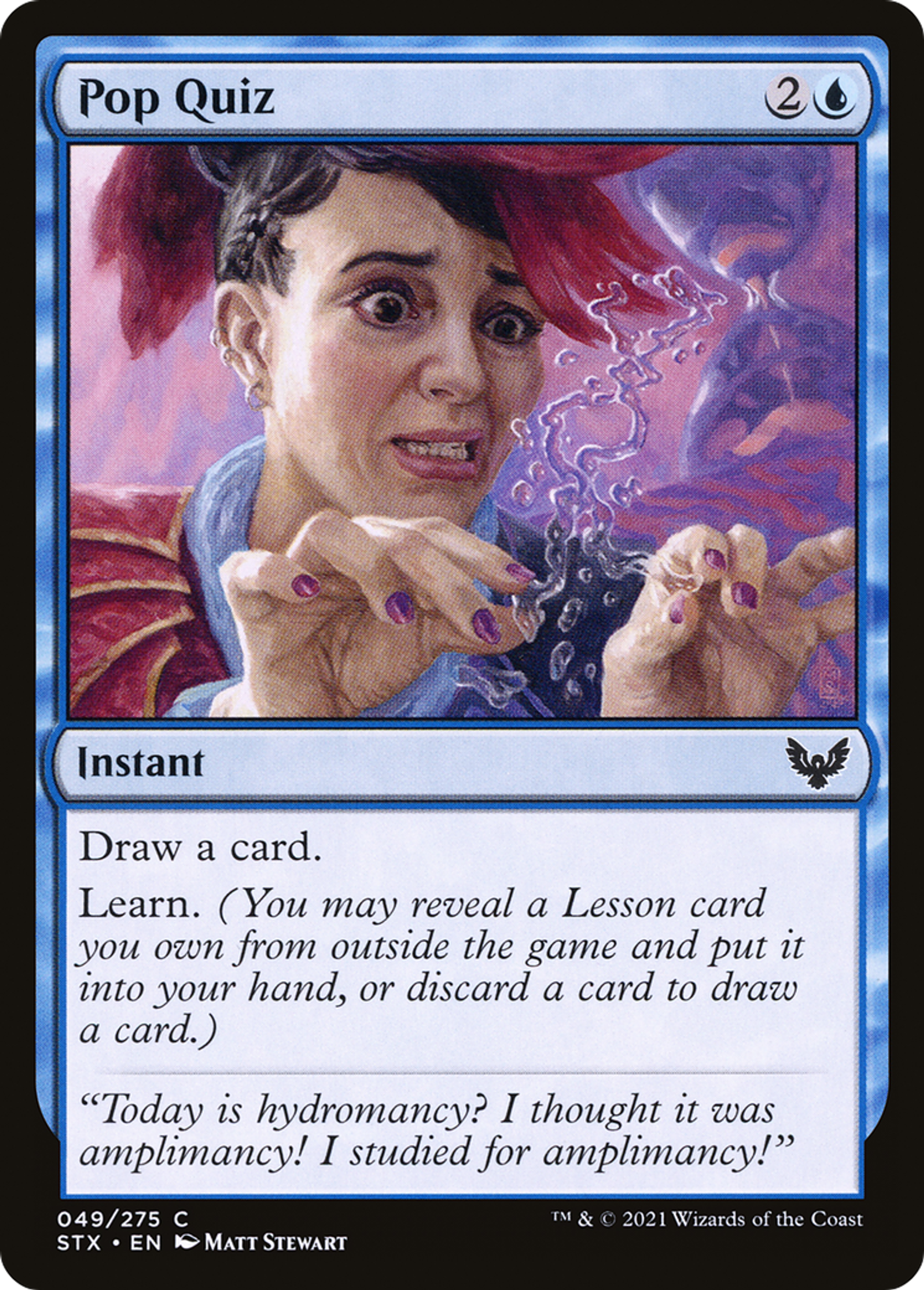 Pop Quiz — Strixhaven: School of Mages — Magic: The Gathering