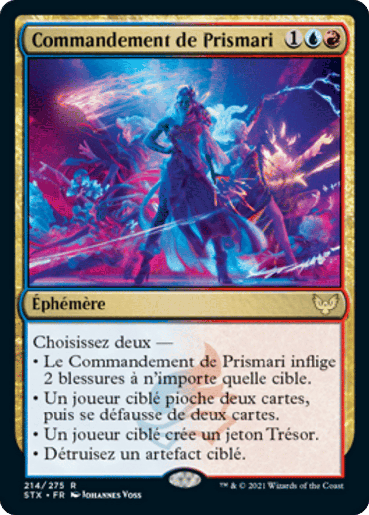 Commandement de Prismari — Strixhaven: School of Mages — Magic: The Gathering