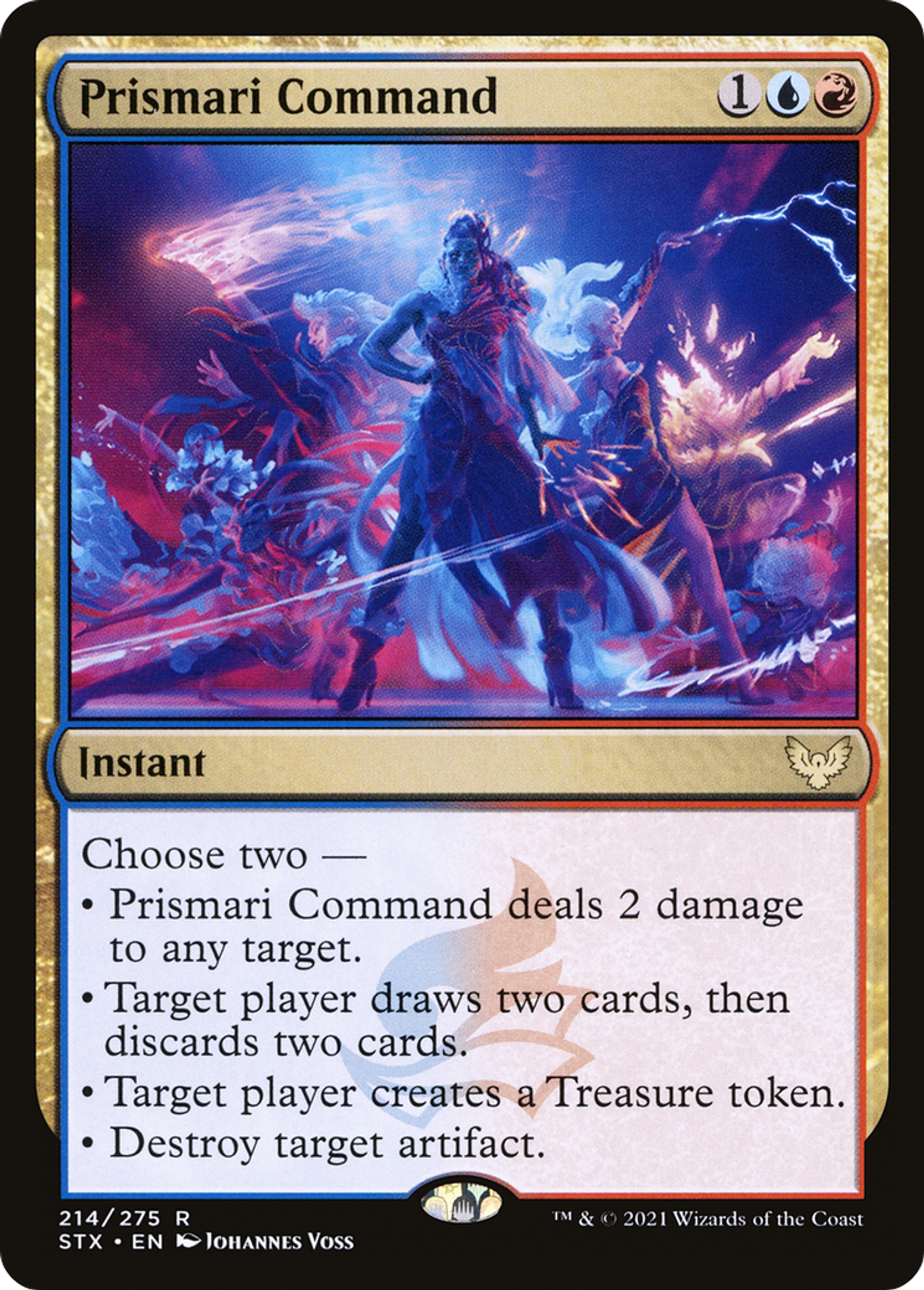 Commandement de Prismari — Strixhaven: School of Mages — Magic: The Gathering