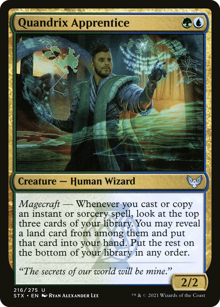 Quandrix Apprentice — Strixhaven: School of Mages — Magic: The Gathering