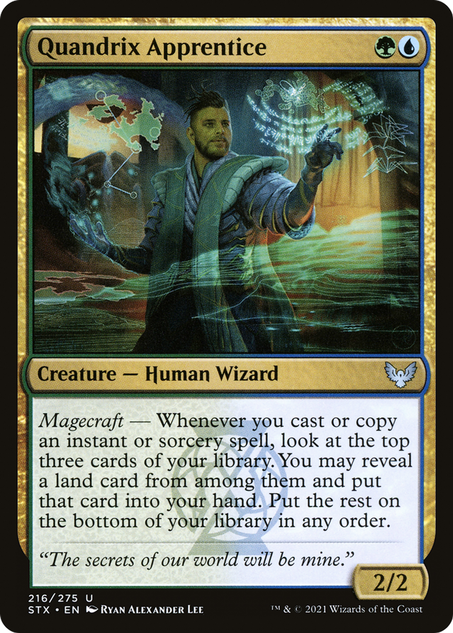 Quandrix Apprentice — Strixhaven: School of Mages — Magic: The Gathering