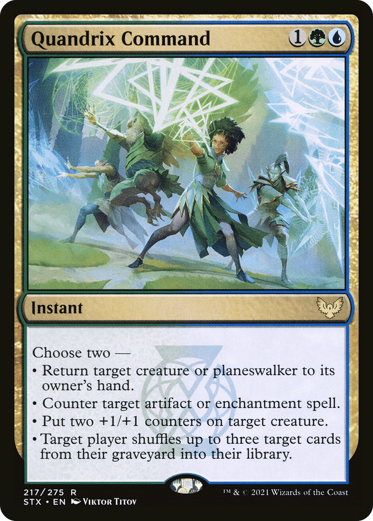 Quandrix Command — Strixhaven: School of Mages — Magic: The Gathering