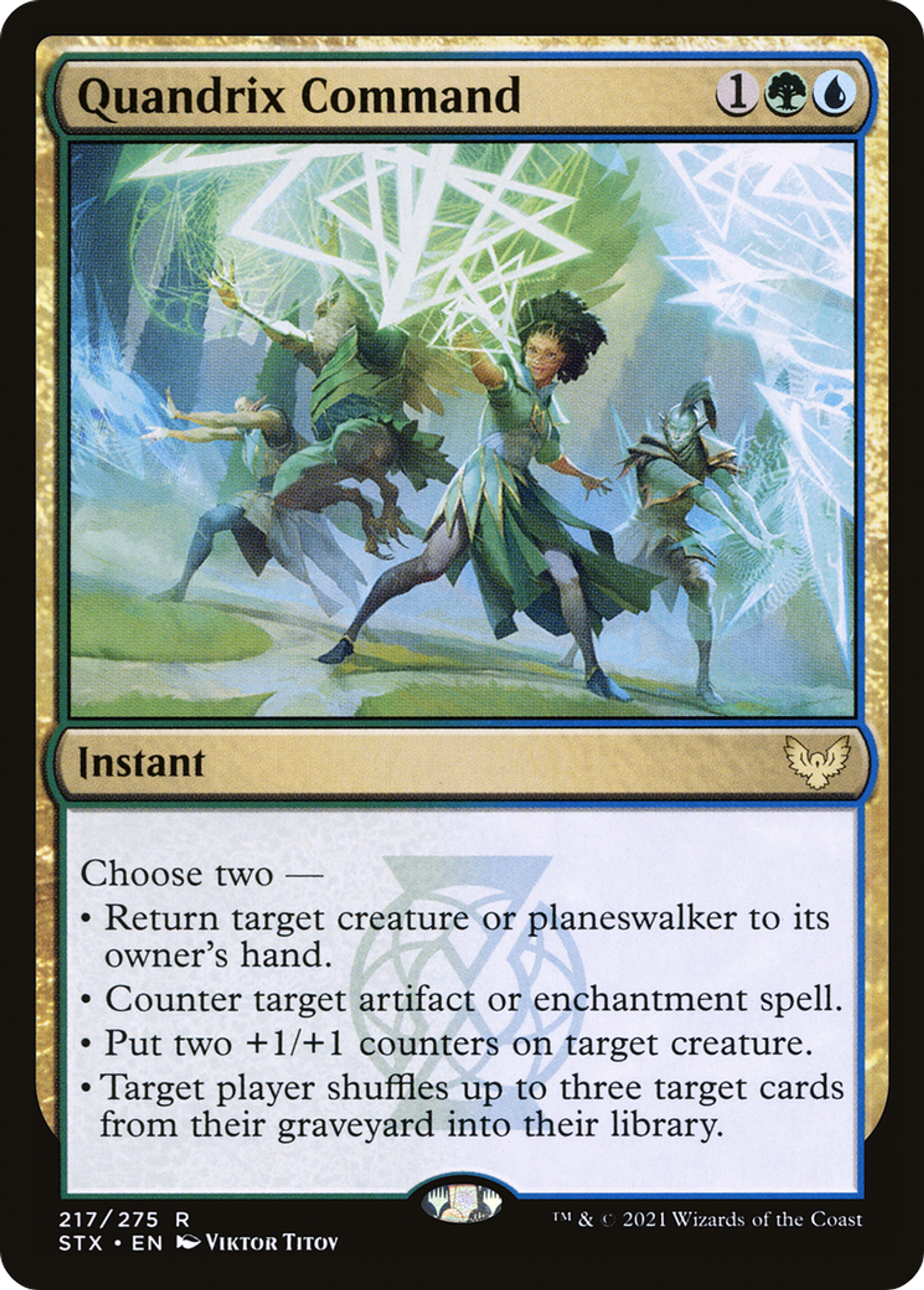 Quandrix Command — Strixhaven: School of Mages — Magic: The Gathering