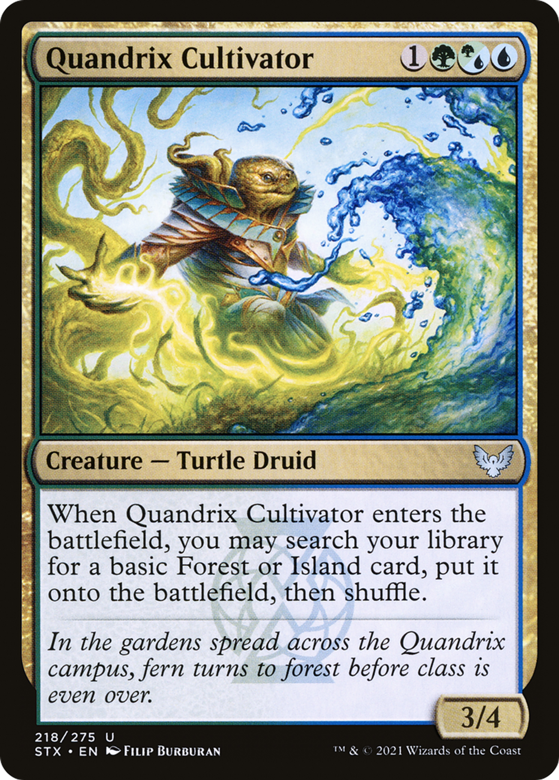 Quandrix Cultivator — Strixhaven: School of Mages — Magic: The Gathering