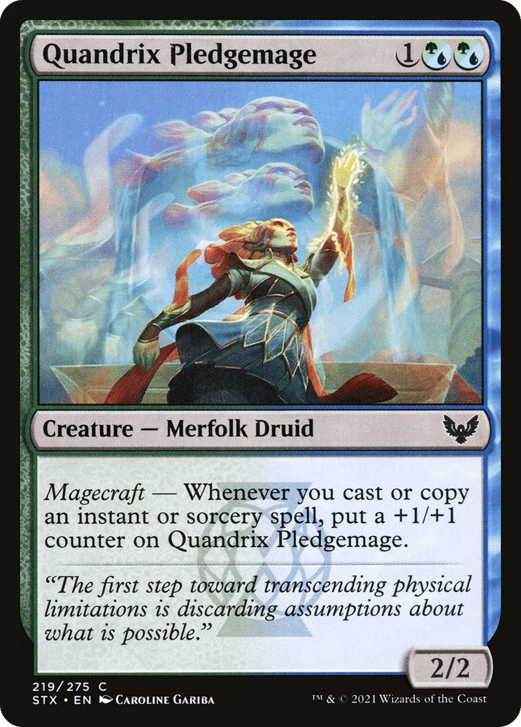 Quandrix Pledgemage — Strixhaven: School of Mages — Magic: The Gathering