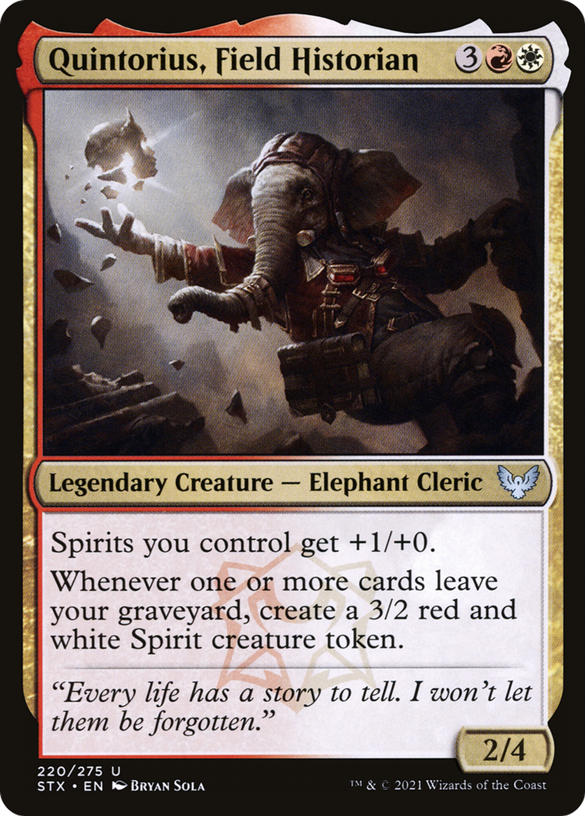 Quintorius, Field Historian — Strixhaven: School of Mages — Magic: The Gathering