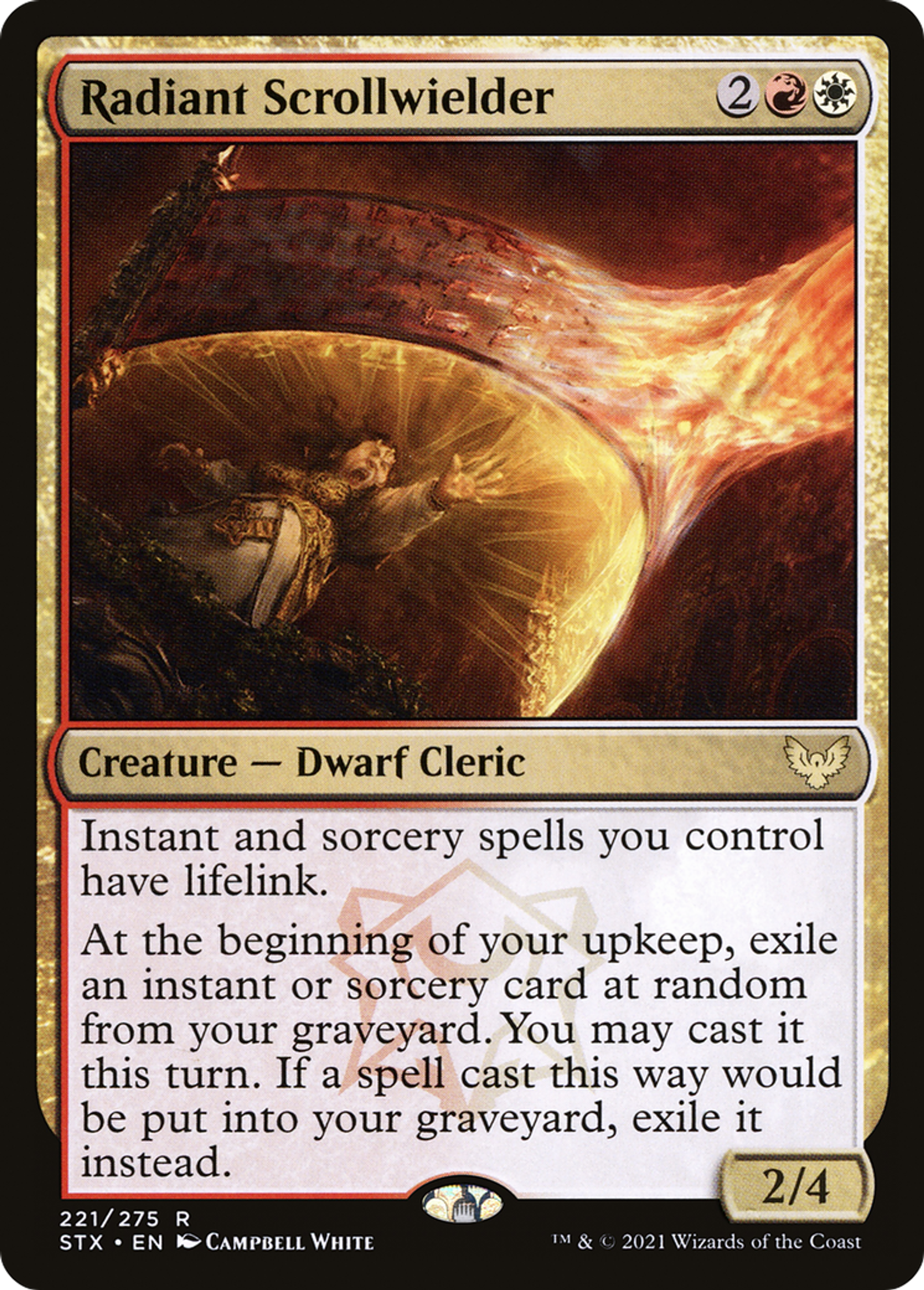 Radiant Scrollwielder — Strixhaven: School of Mages — Magic: The Gathering