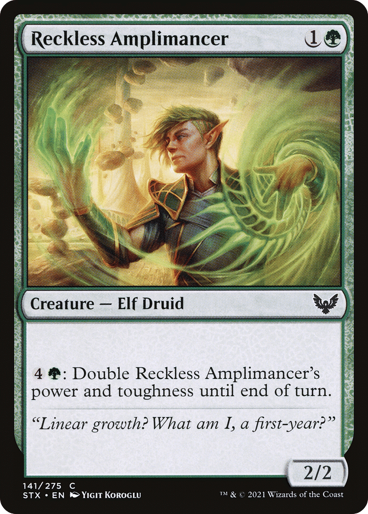 Reckless Amplimancer — Strixhaven: School of Mages — Magic: The Gathering
