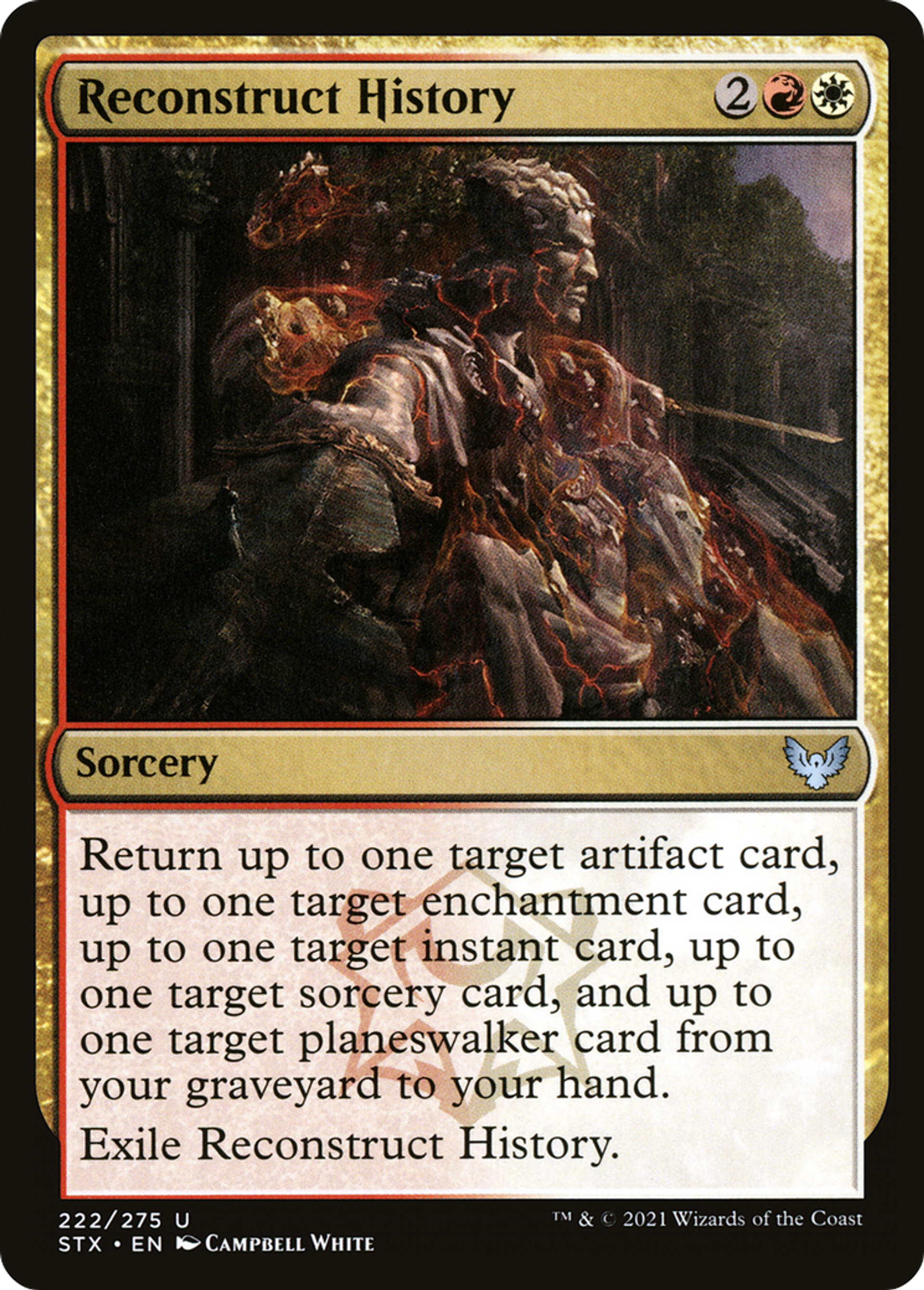Reconstruct History — Strixhaven: School of Mages — Magic: The Gathering