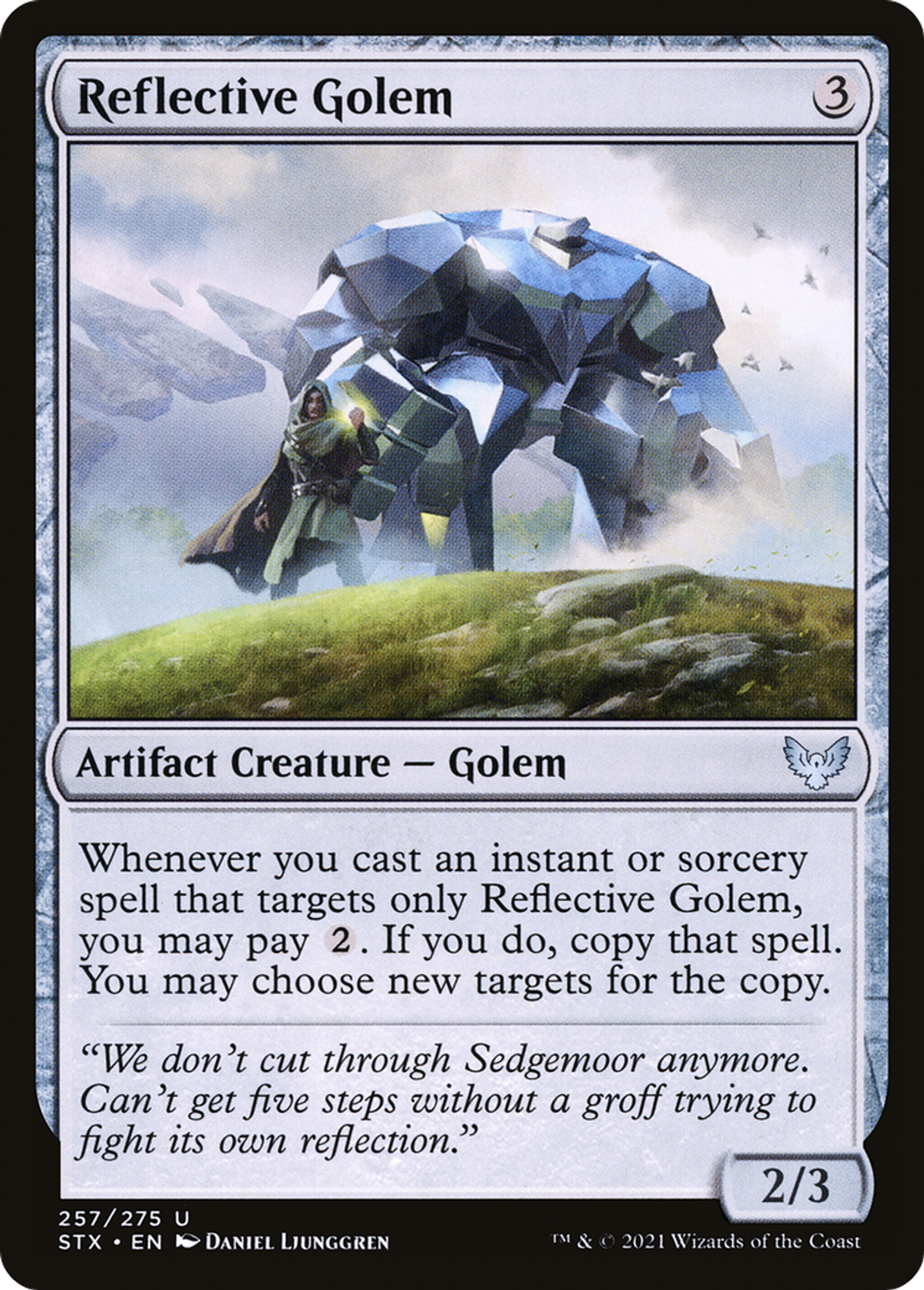Reflective Golem — Strixhaven: School of Mages — Magic: The Gathering