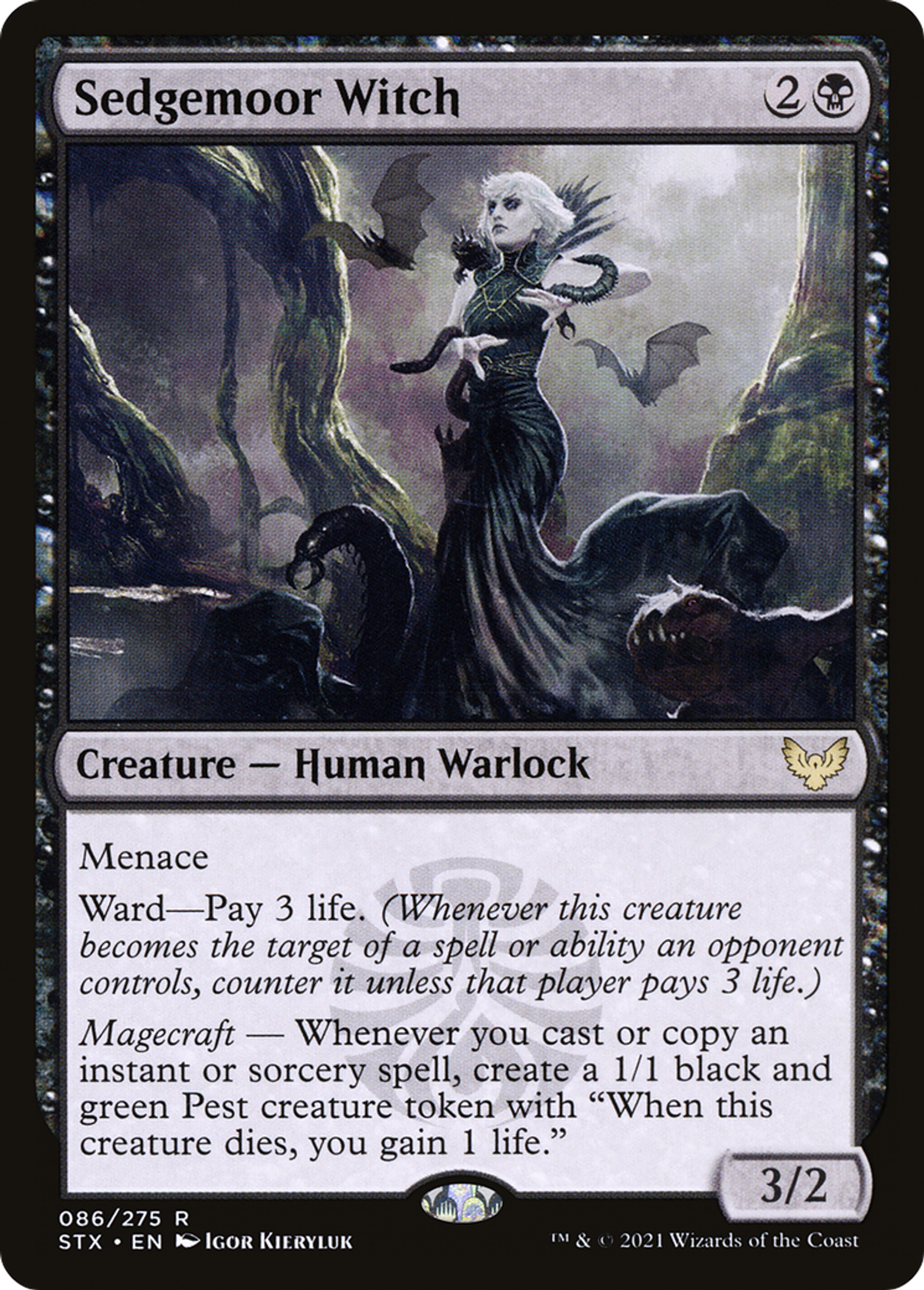 Sedgemoor Witch — Strixhaven: School of Mages — Magic: The Gathering
