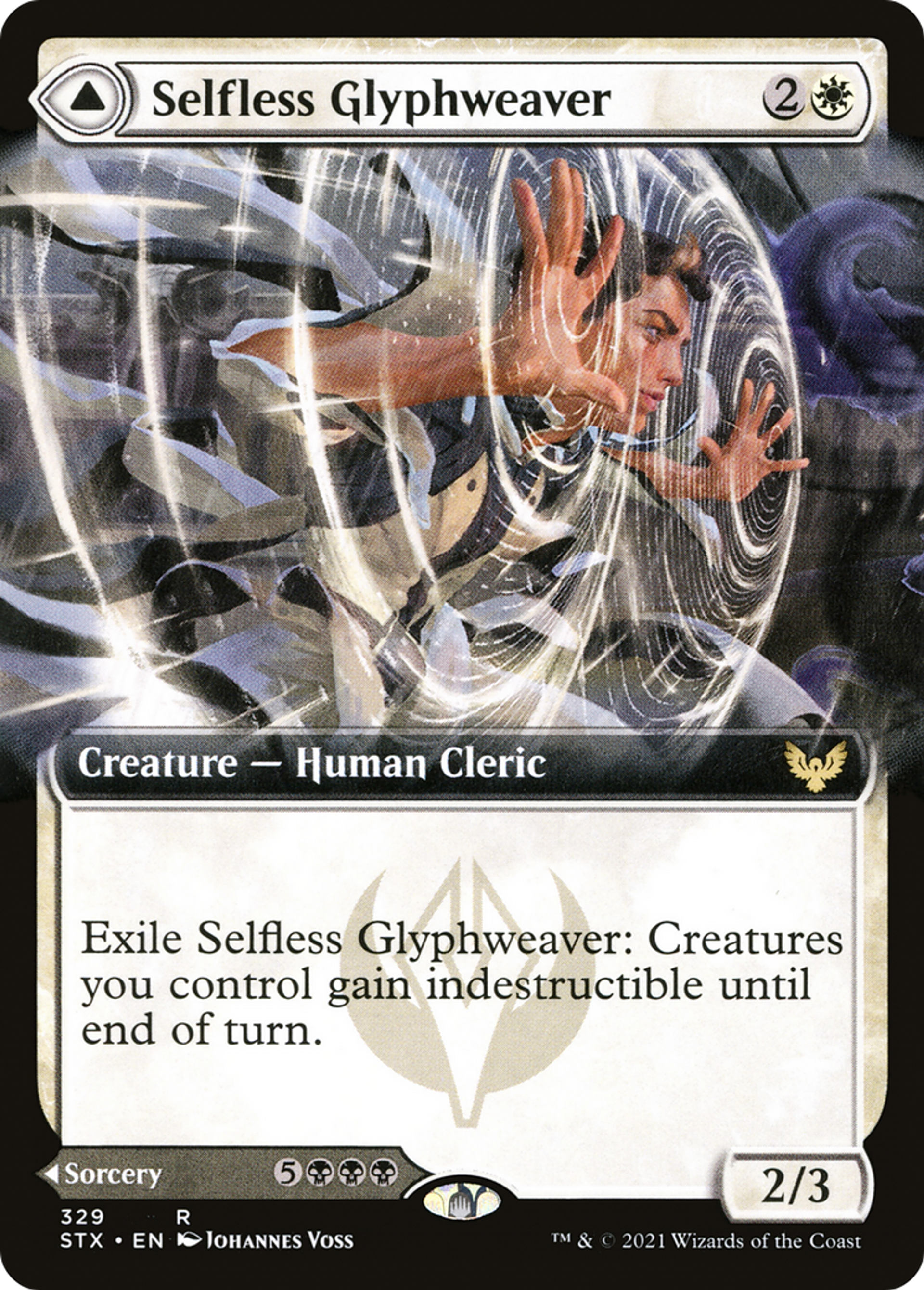 Selfless Glyphweaver // Deadly Vanity — Strixhaven: School of Mages — Magic: The Gathering