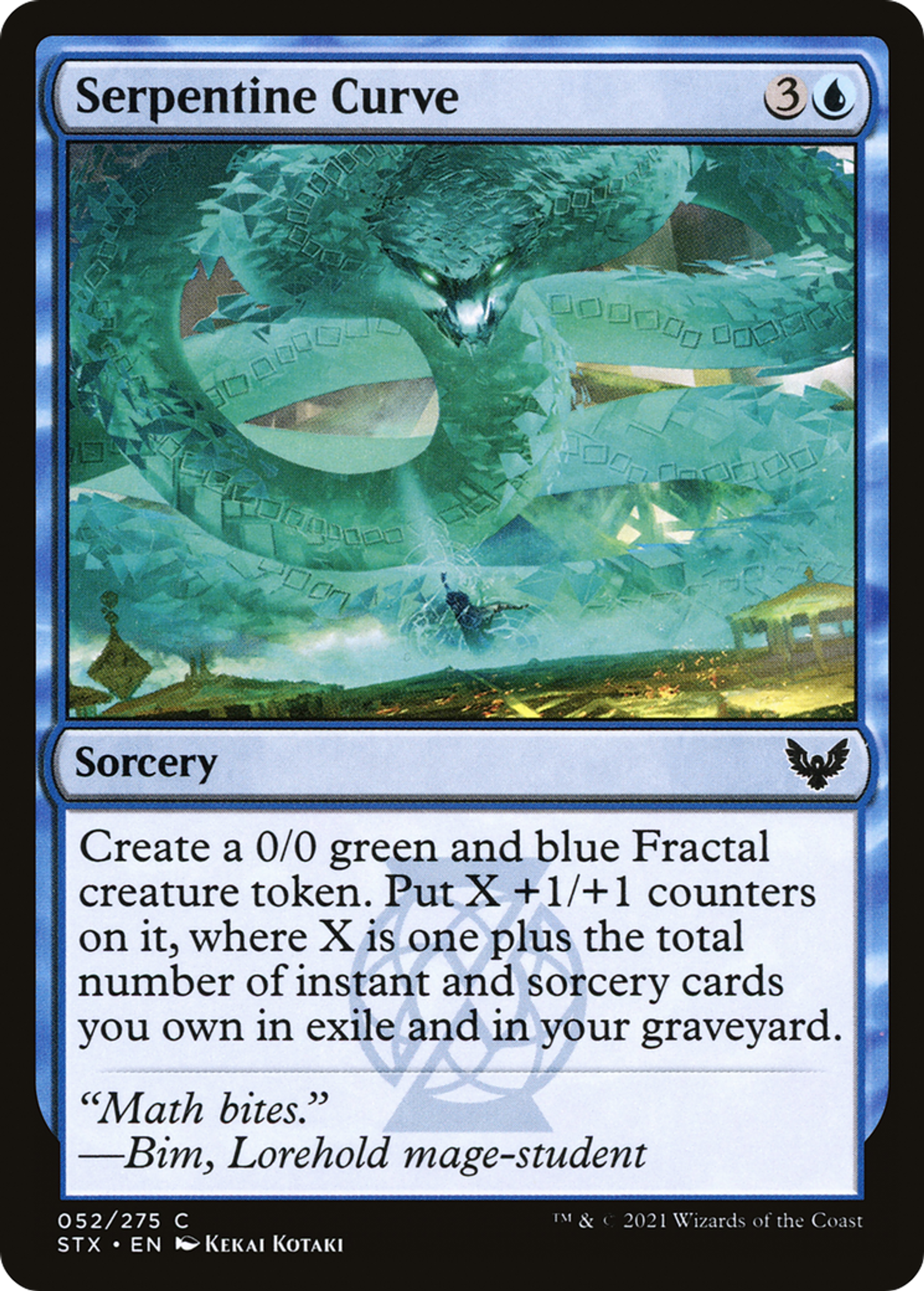 Serpentine Curve — Strixhaven: School of Mages — Magic: The Gathering