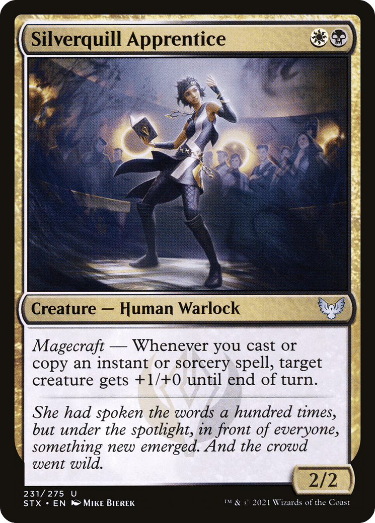 Silverquill Apprentice — Strixhaven: School of Mages — Magic: The Gathering