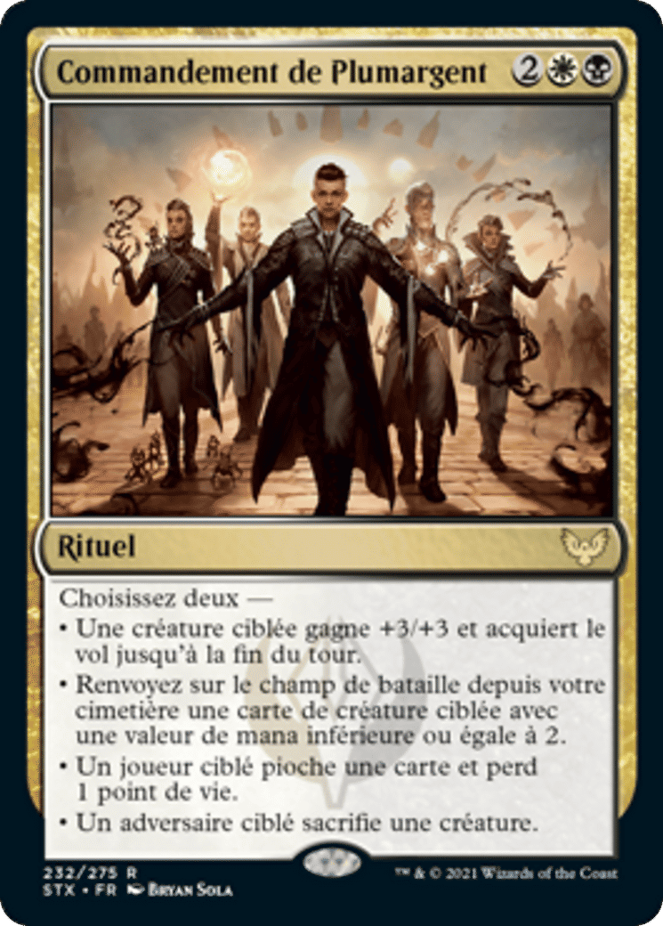 Commandement de Plumargent — Strixhaven: School of Mages — Magic: The Gathering