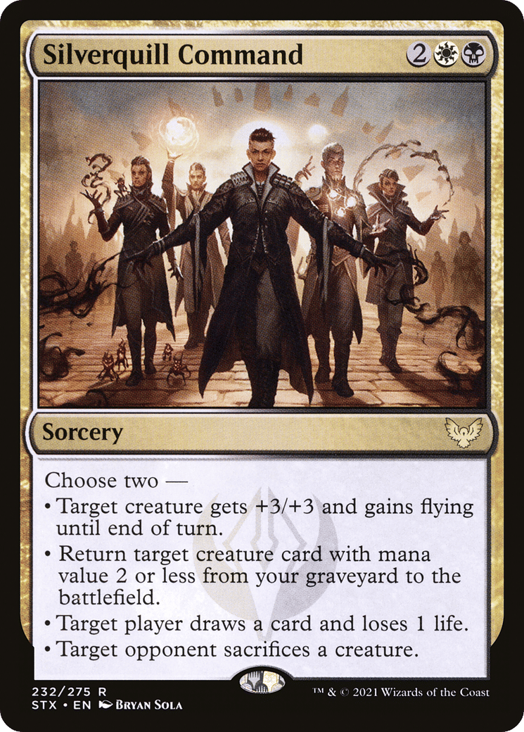 Silverquill Command — Strixhaven: School of Mages — Magic: The Gathering