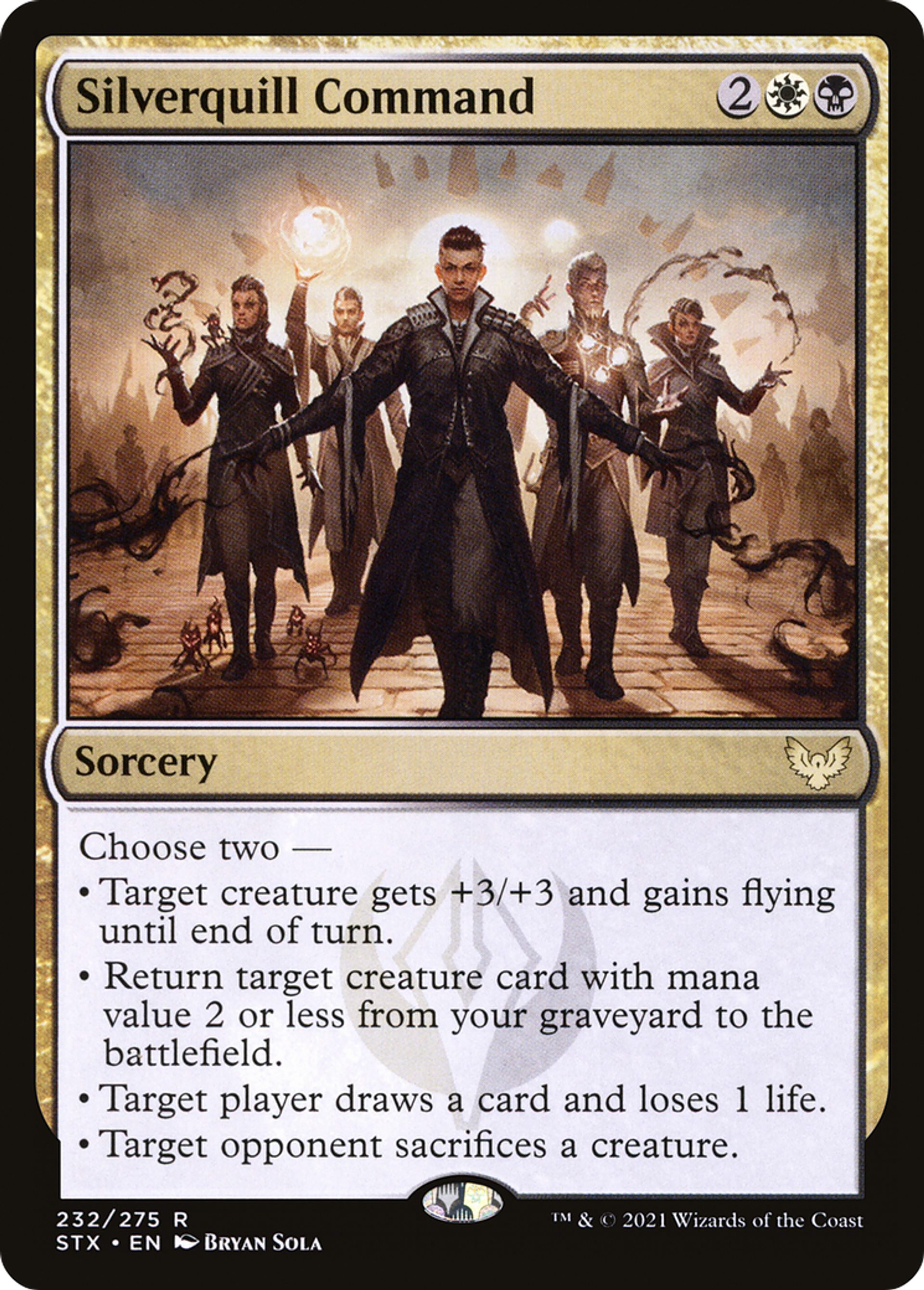 Silverquill Command — Strixhaven: School of Mages — Magic: The Gathering