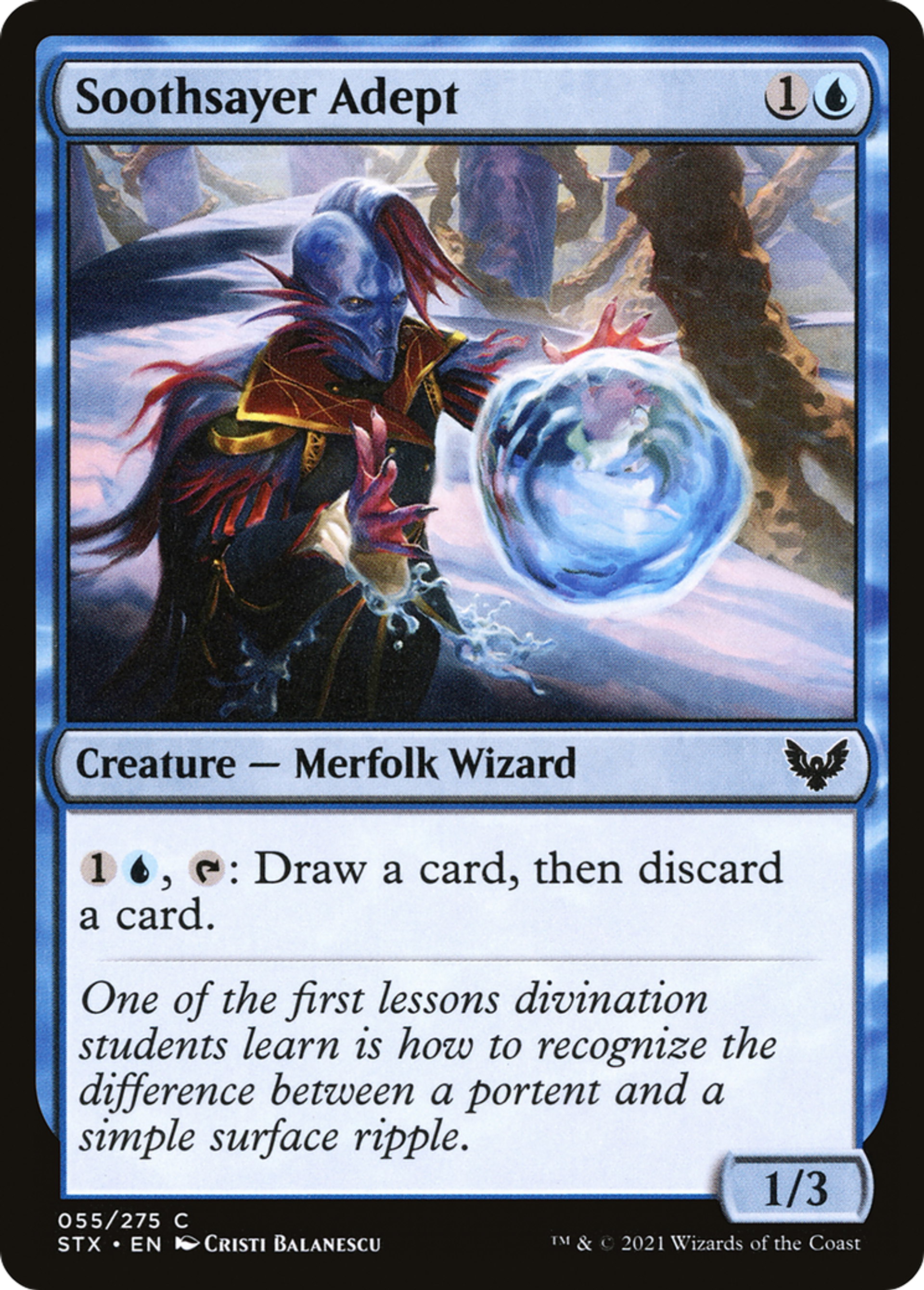 Soothsayer Adept — Strixhaven: School of Mages — Magic: The Gathering