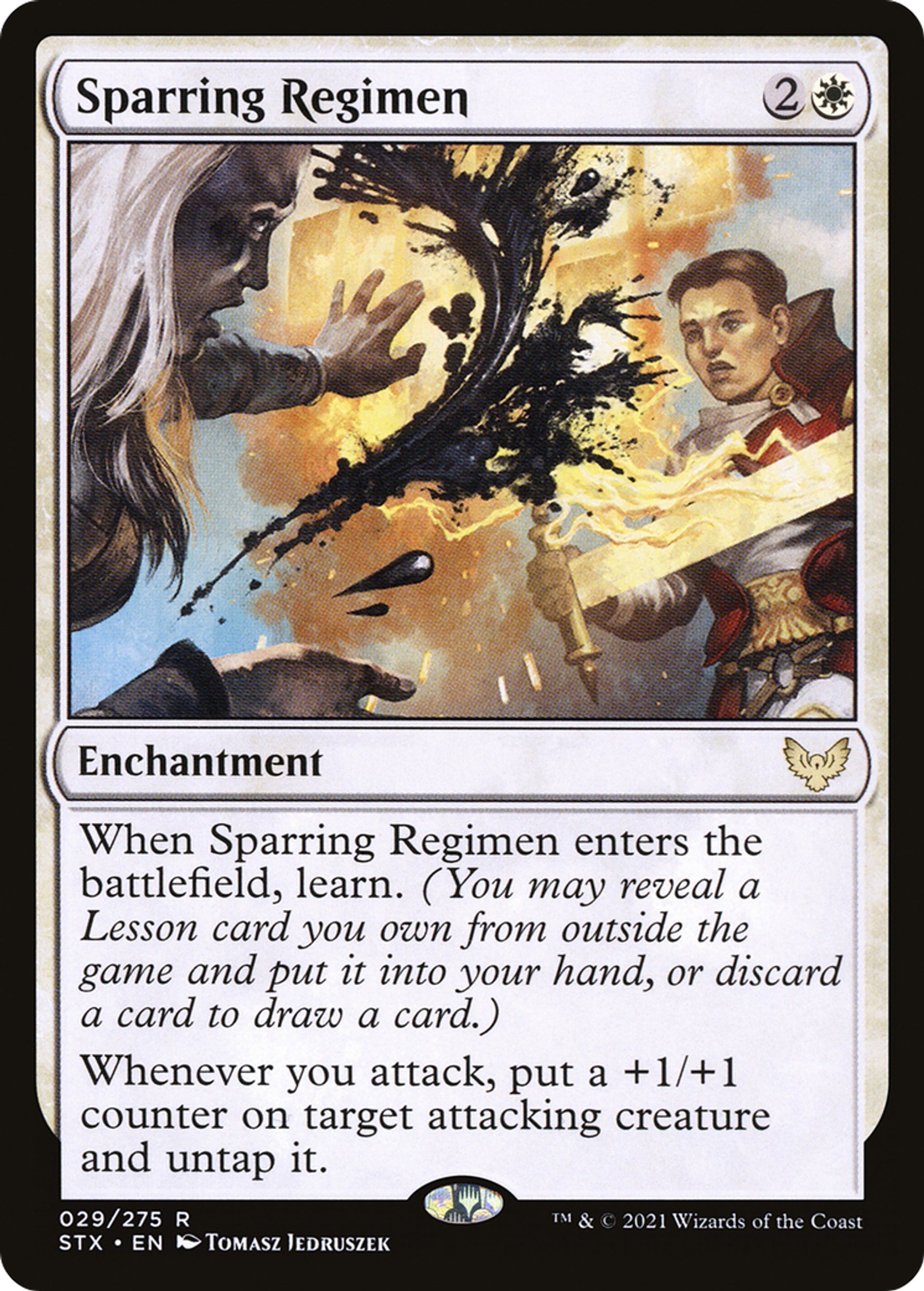 Sparring Regimen — Strixhaven: School of Mages — Magic: The Gathering