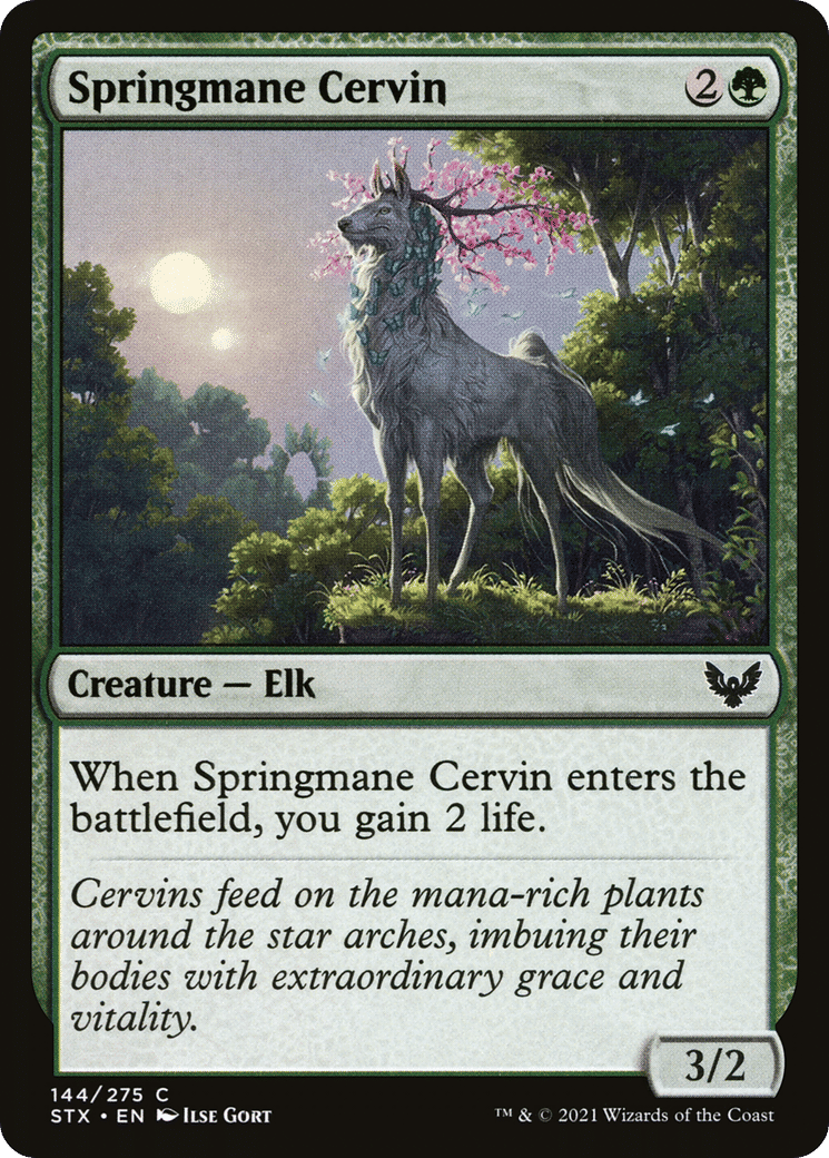 Springmane Cervin — Strixhaven: School of Mages — Magic: The Gathering