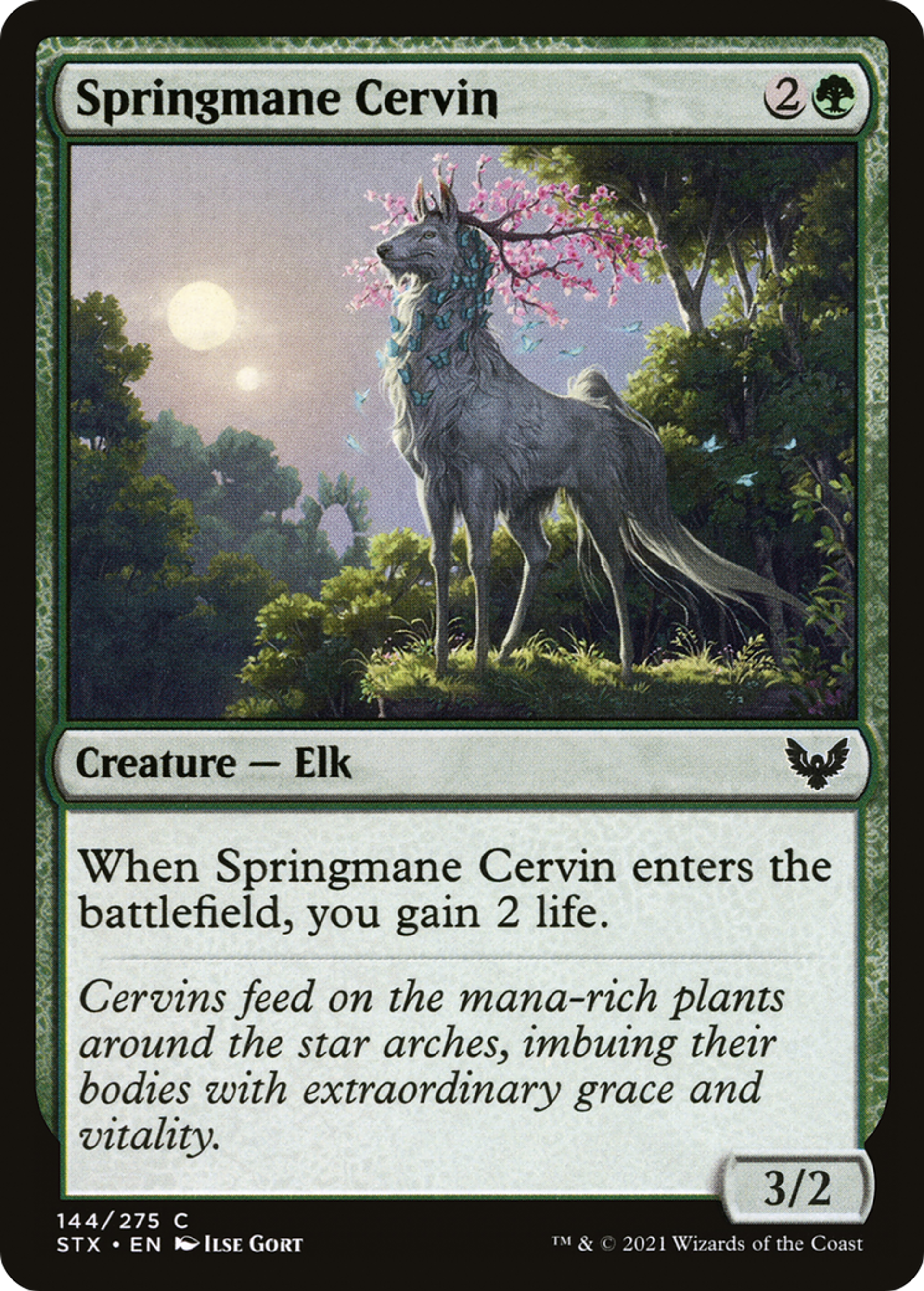 Springmane Cervin — Strixhaven: School of Mages — Magic: The Gathering