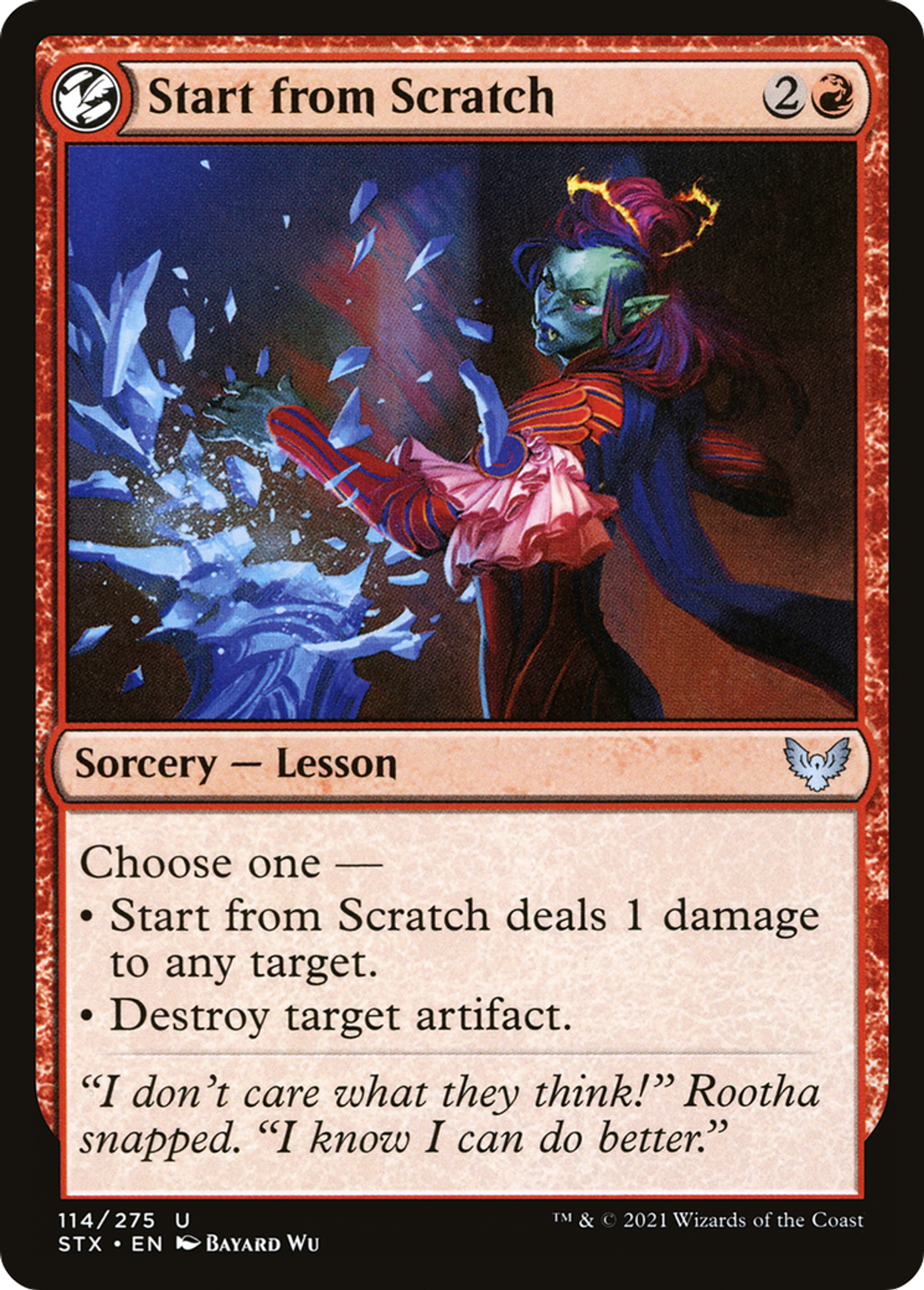 Start from Scratch — Strixhaven: School of Mages — Magic: The Gathering