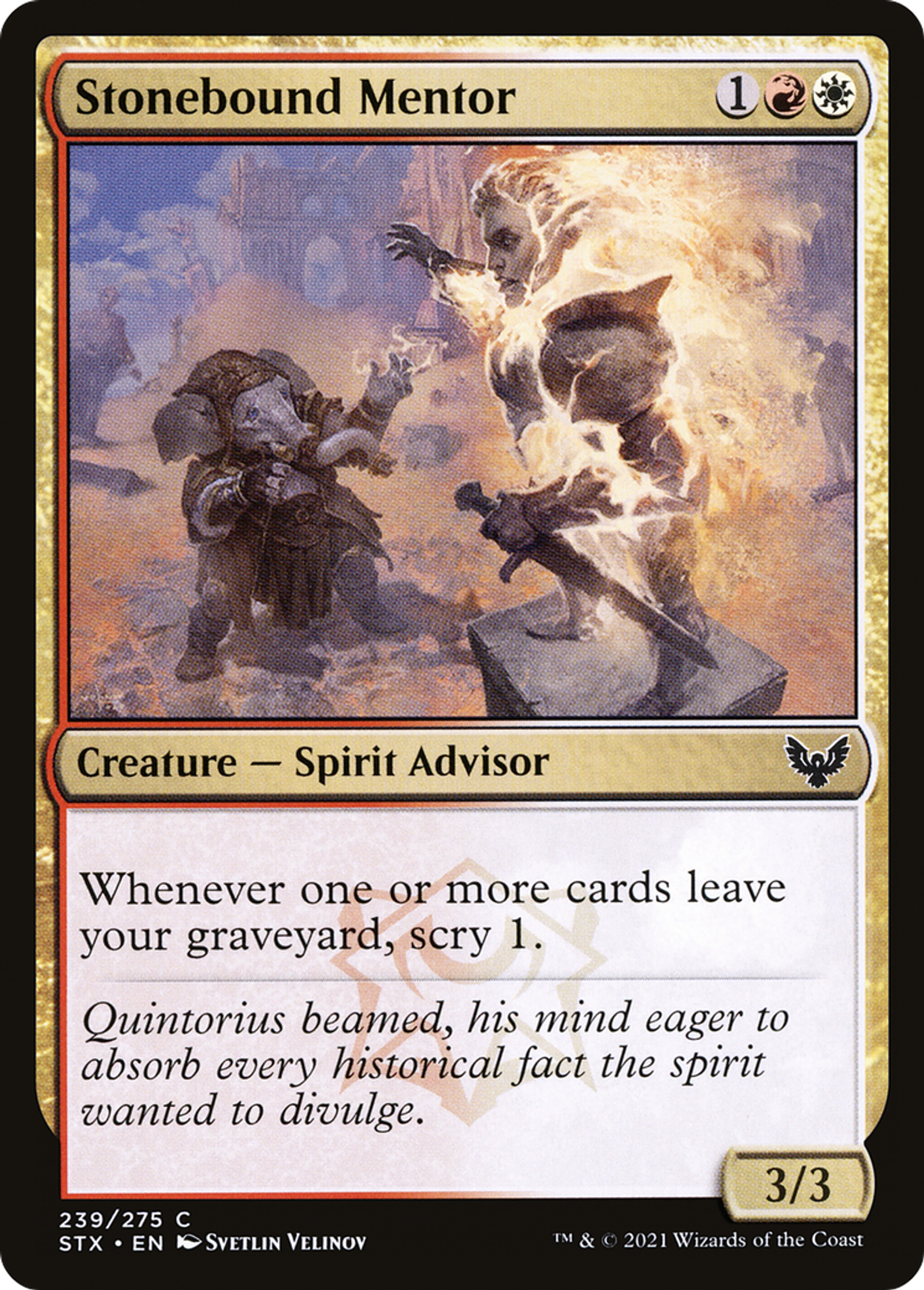 Stonebound Mentor — Strixhaven: School of Mages — Magic: The Gathering