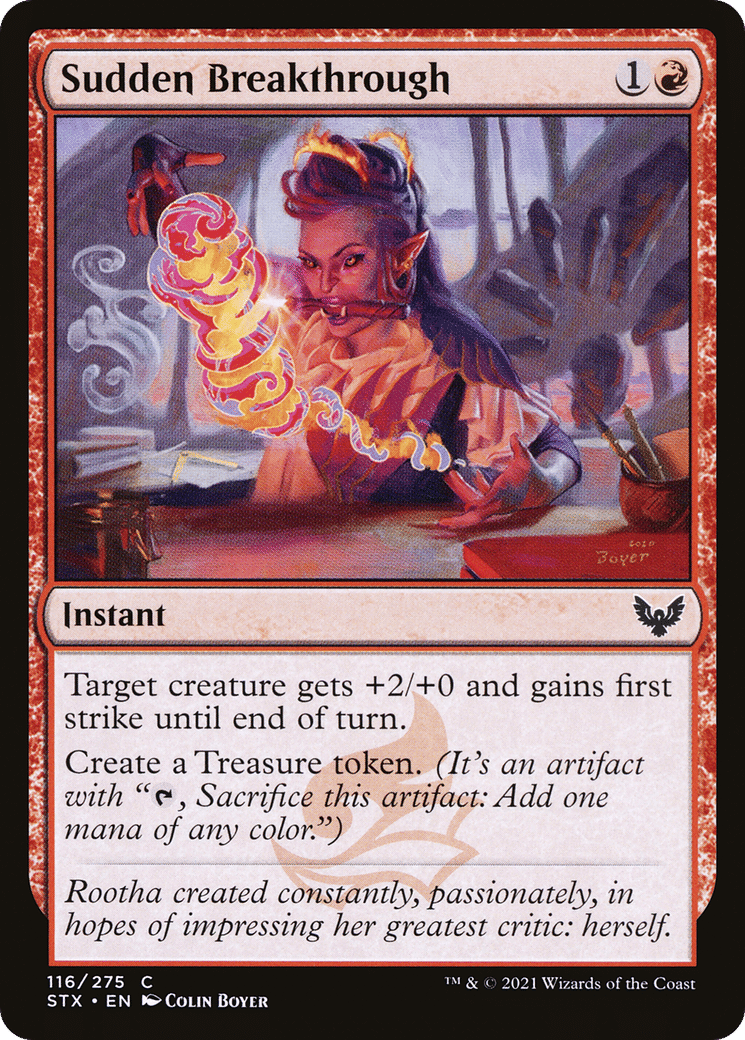 Sudden Breakthrough — Strixhaven: School of Mages — Magic: The Gathering
