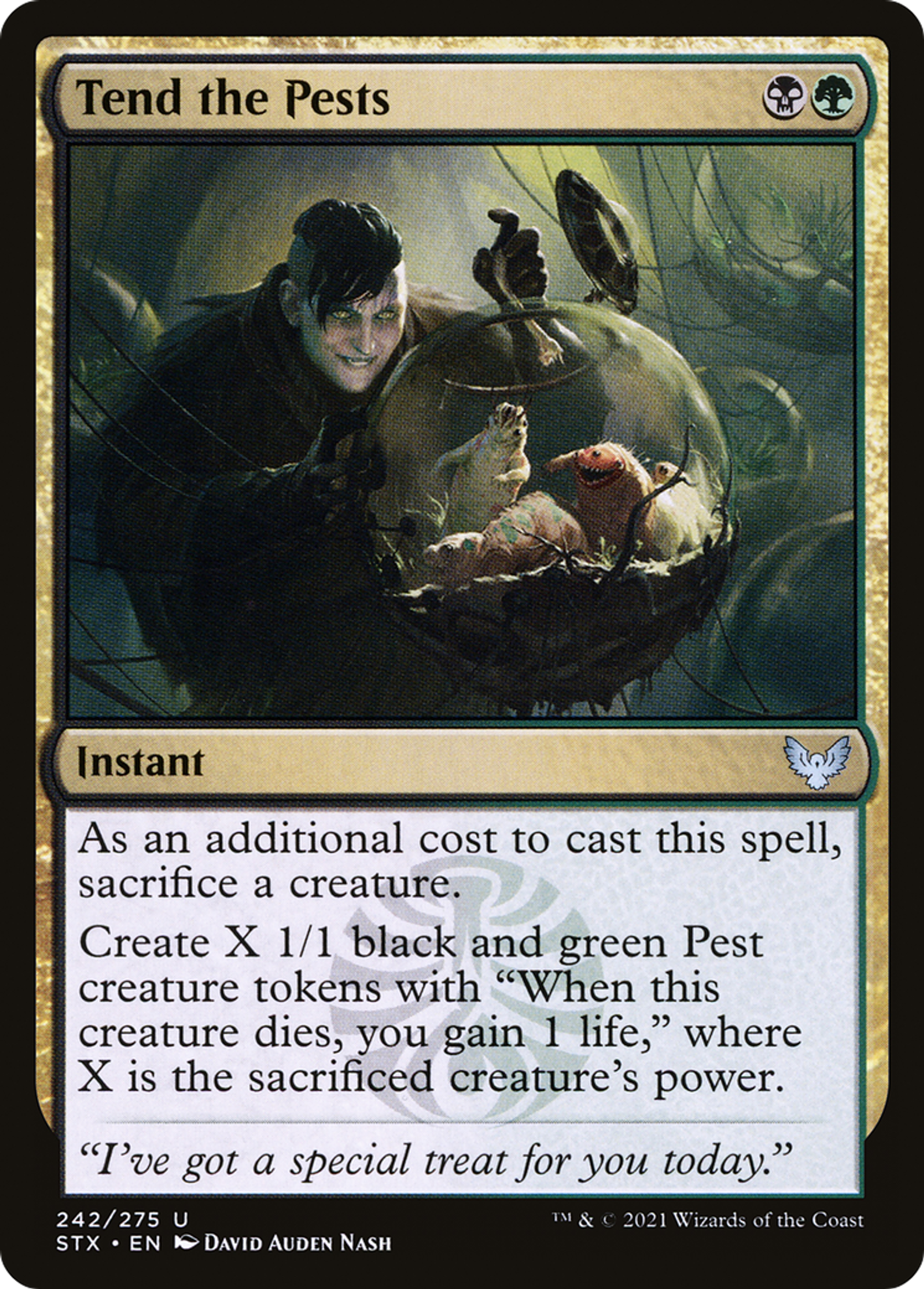 Tend the Pests — Strixhaven: School of Mages — Magic: The Gathering