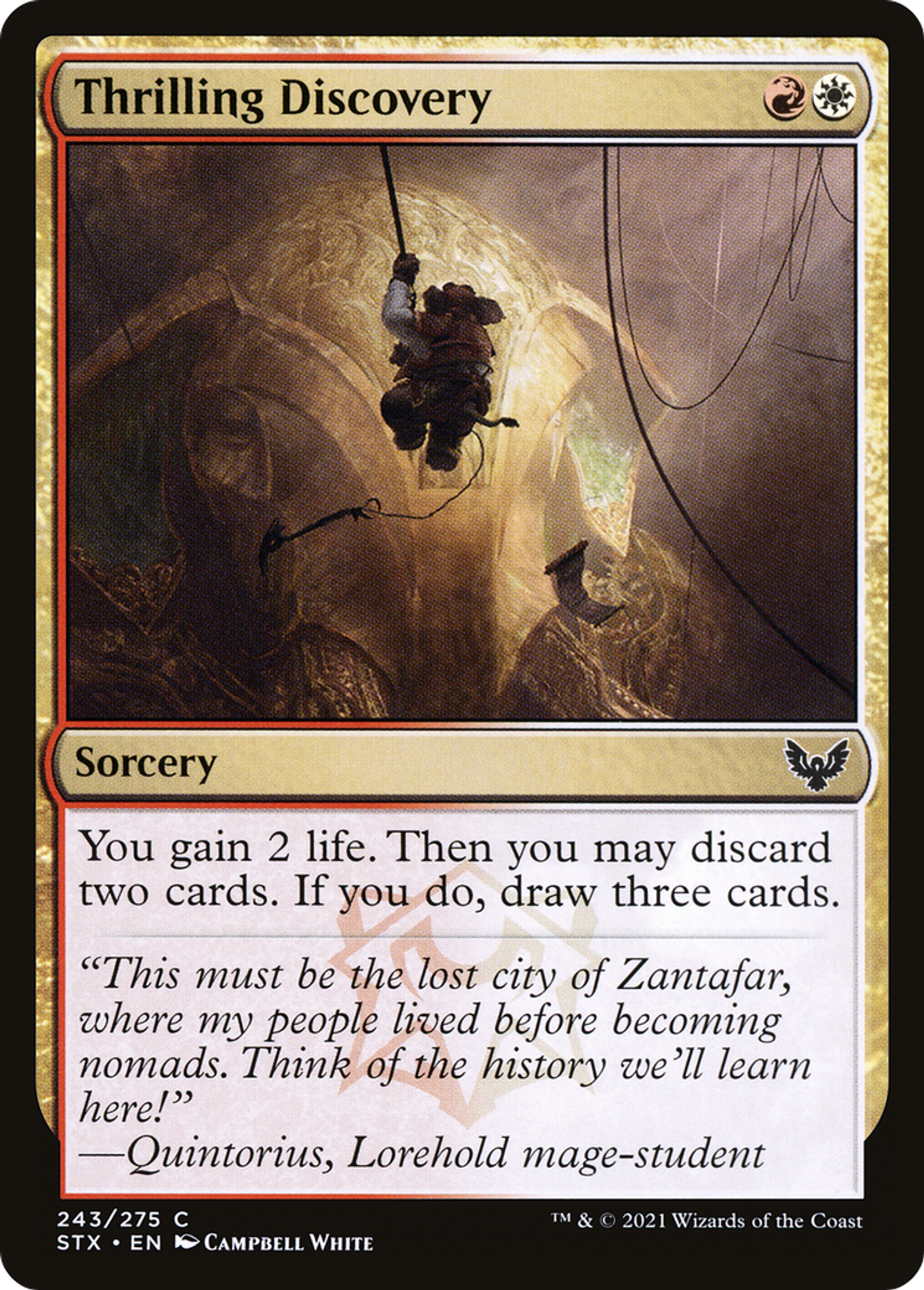 Thrilling Discovery — Strixhaven: School of Mages — Magic: The Gathering
