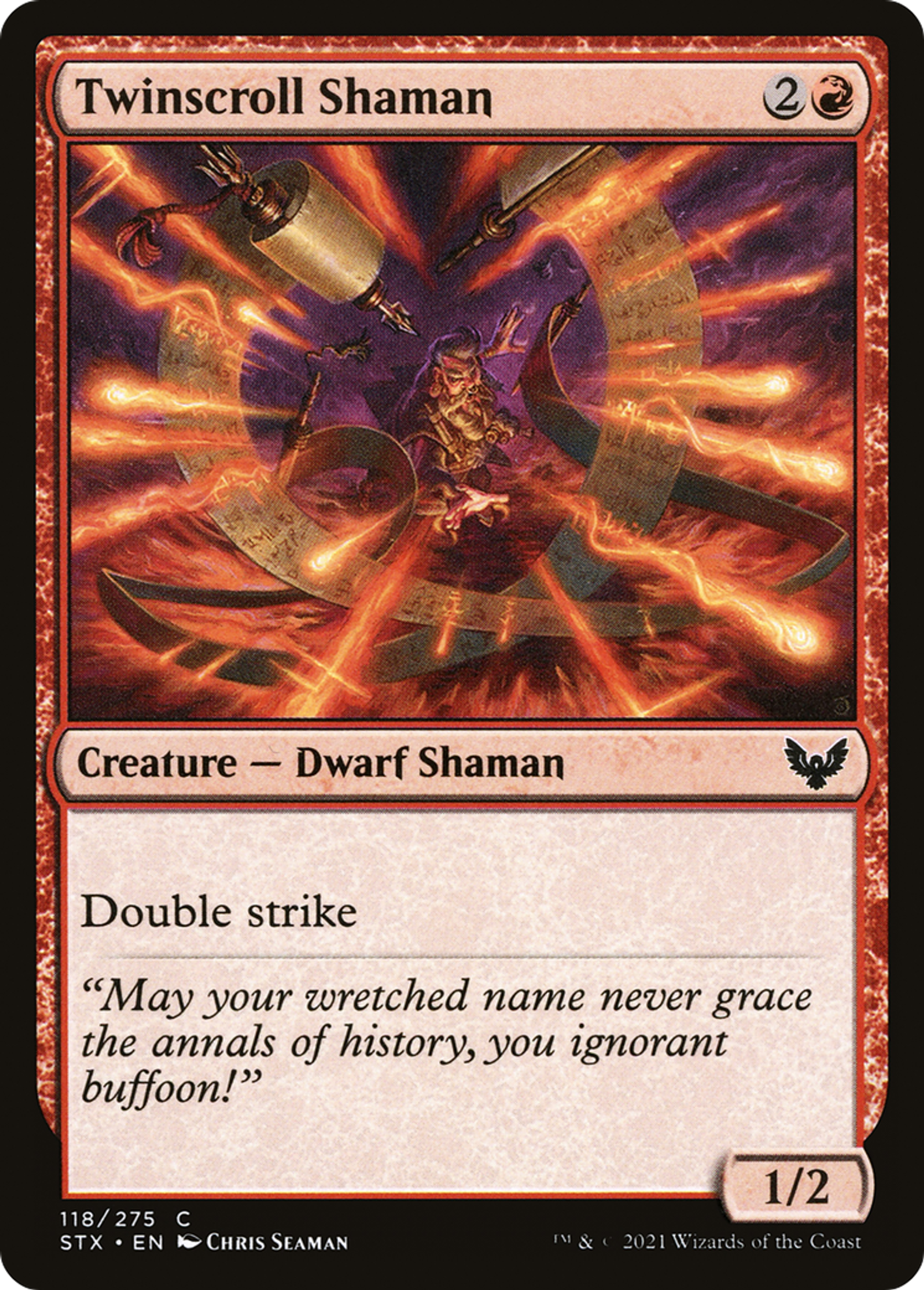 Twinscroll Shaman — Strixhaven: School of Mages — Magic: The Gathering