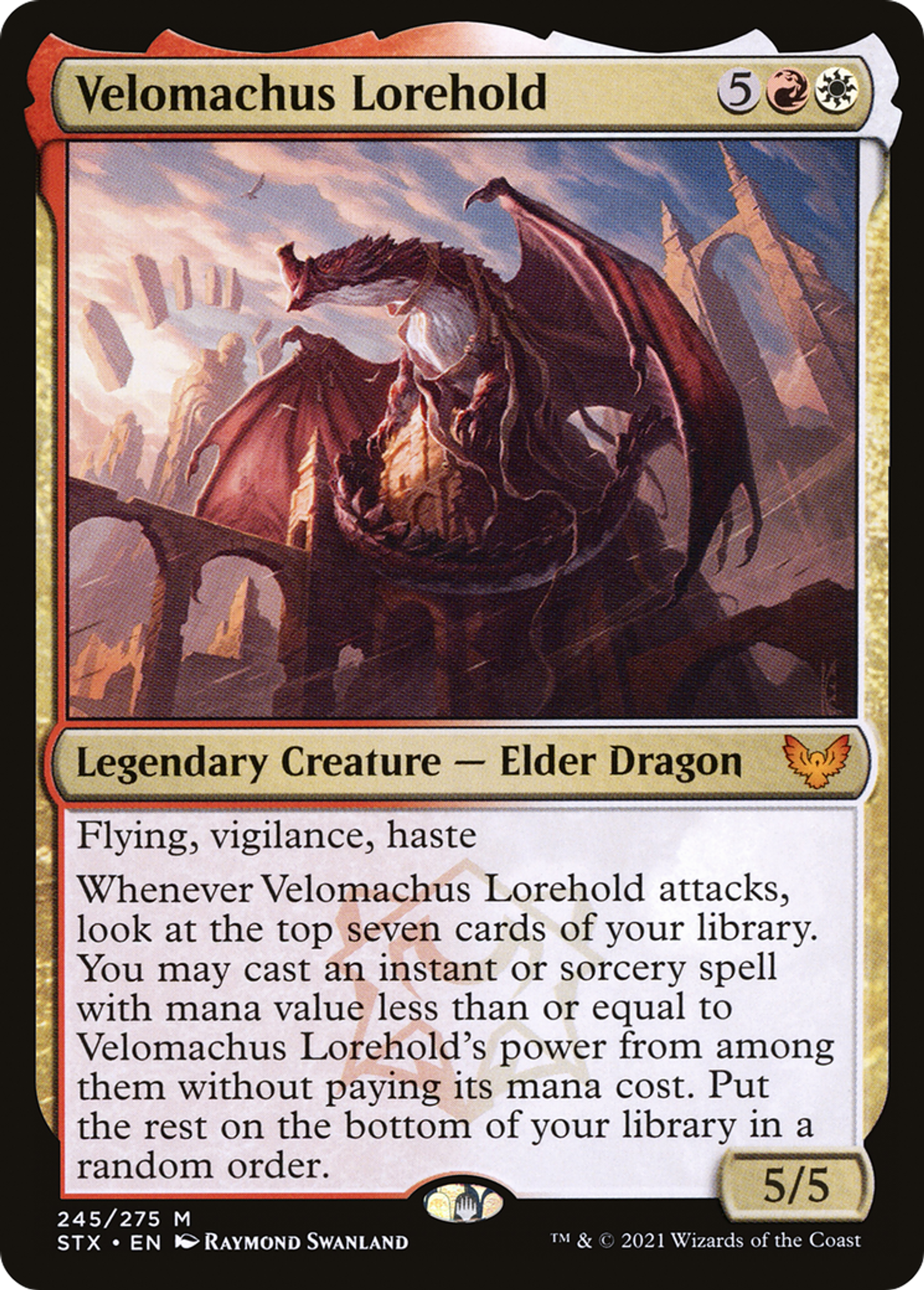 Velomachus Lorehold — Strixhaven: School of Mages — Magic: The Gathering