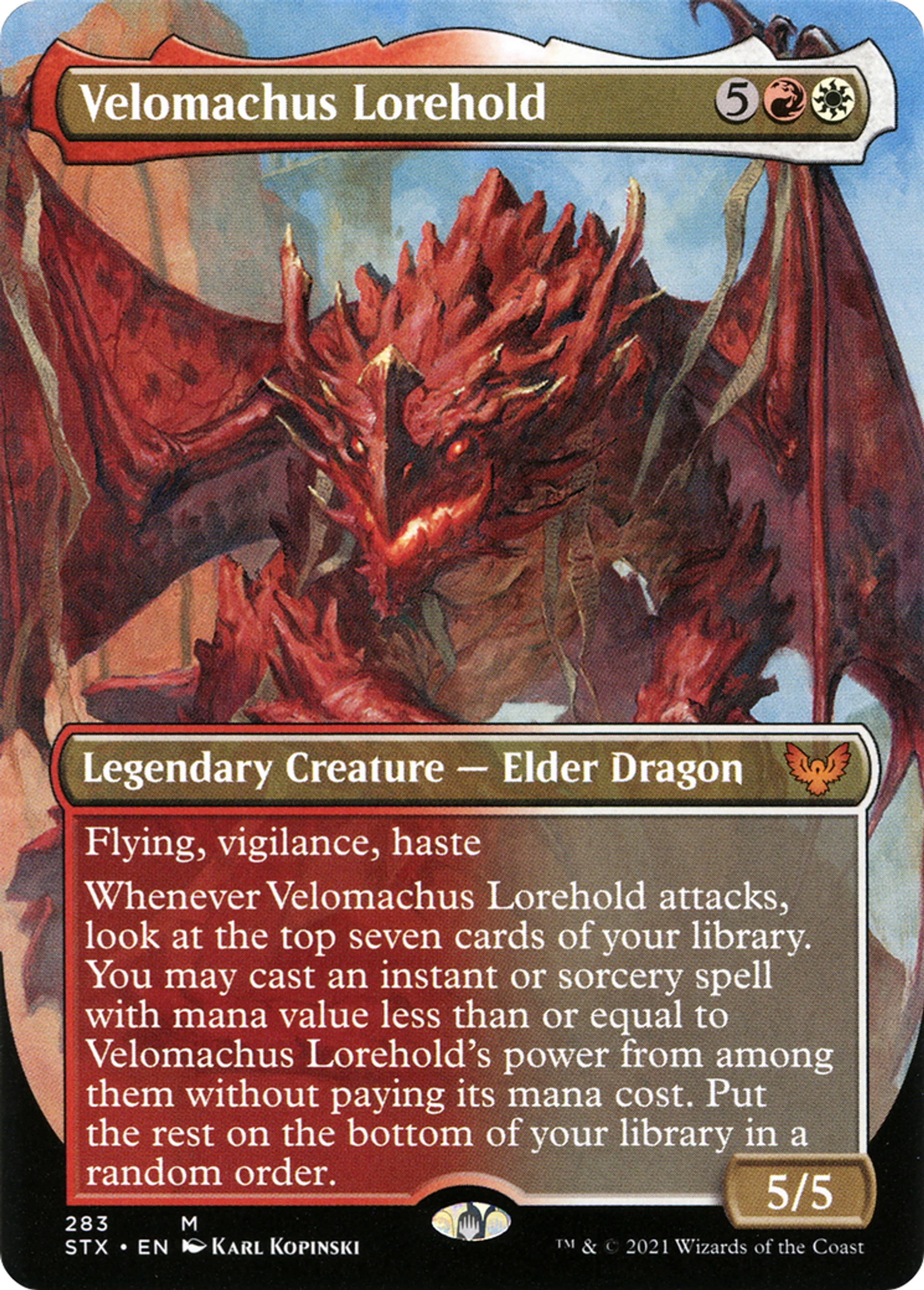 Velomachus Lorehold — Strixhaven: School of Mages — Magic: The Gathering