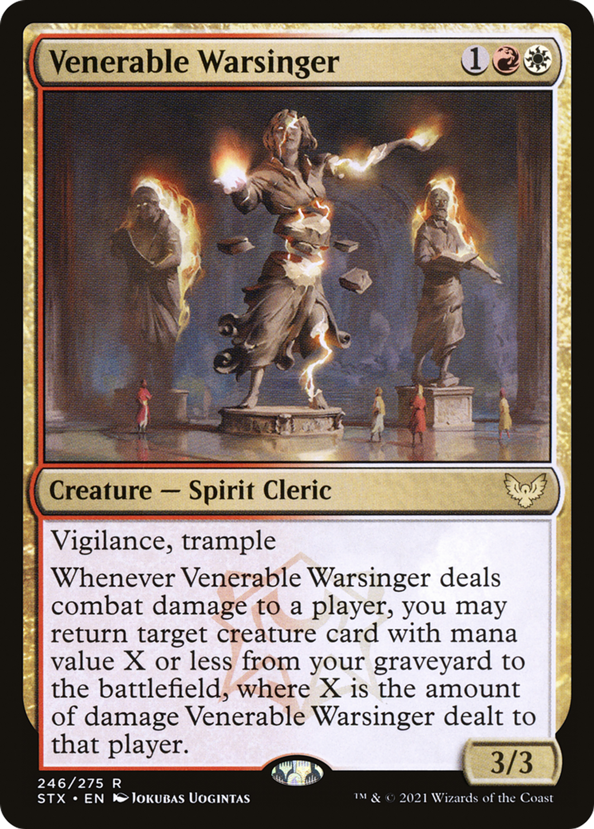 Venerable Warsinger — Strixhaven: School of Mages — Magic: The Gathering